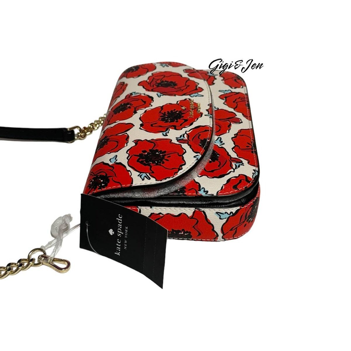 Kate Spade Kate Spade Kristi Chain Flap Floral Crossbody Bag New Size ONE SIZE - 2 Thumbnail