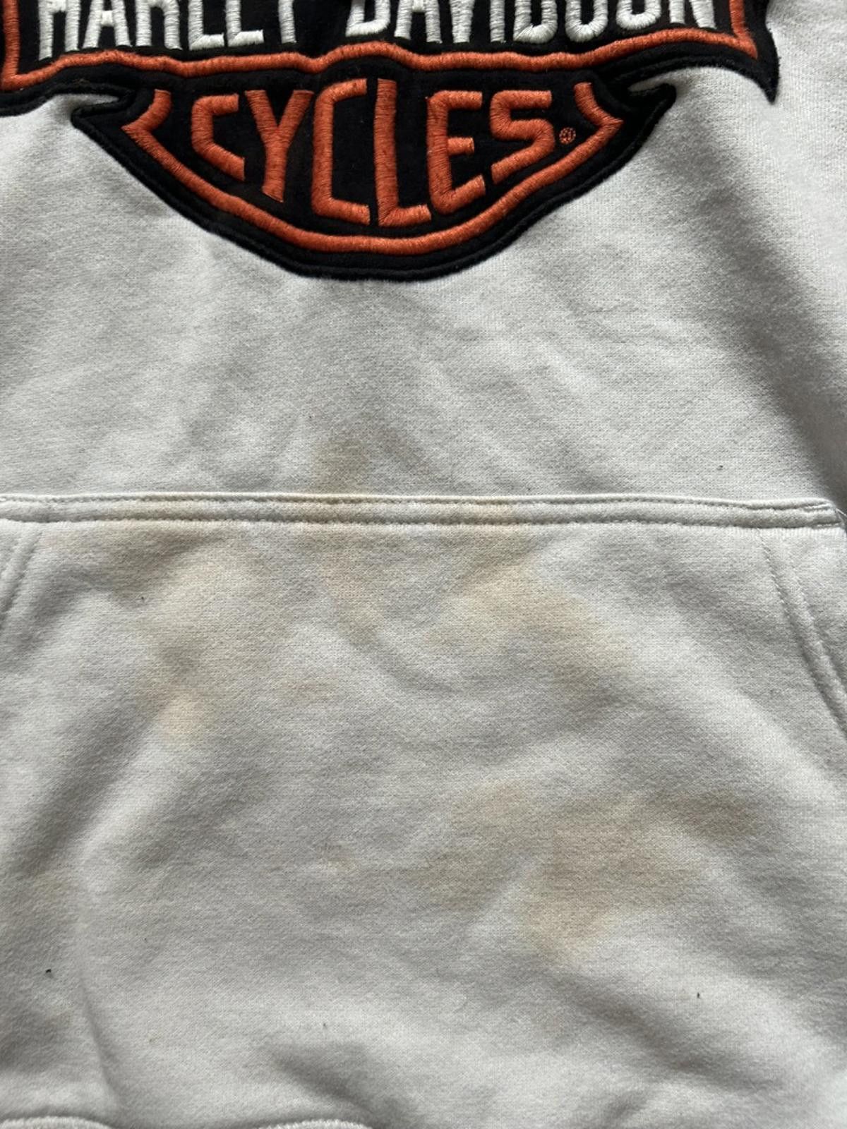 Harley Davidson Vintage Harley-Davidson Two-Tone Embroidered Hoodie Size ONE SIZE - 3 Thumbnail