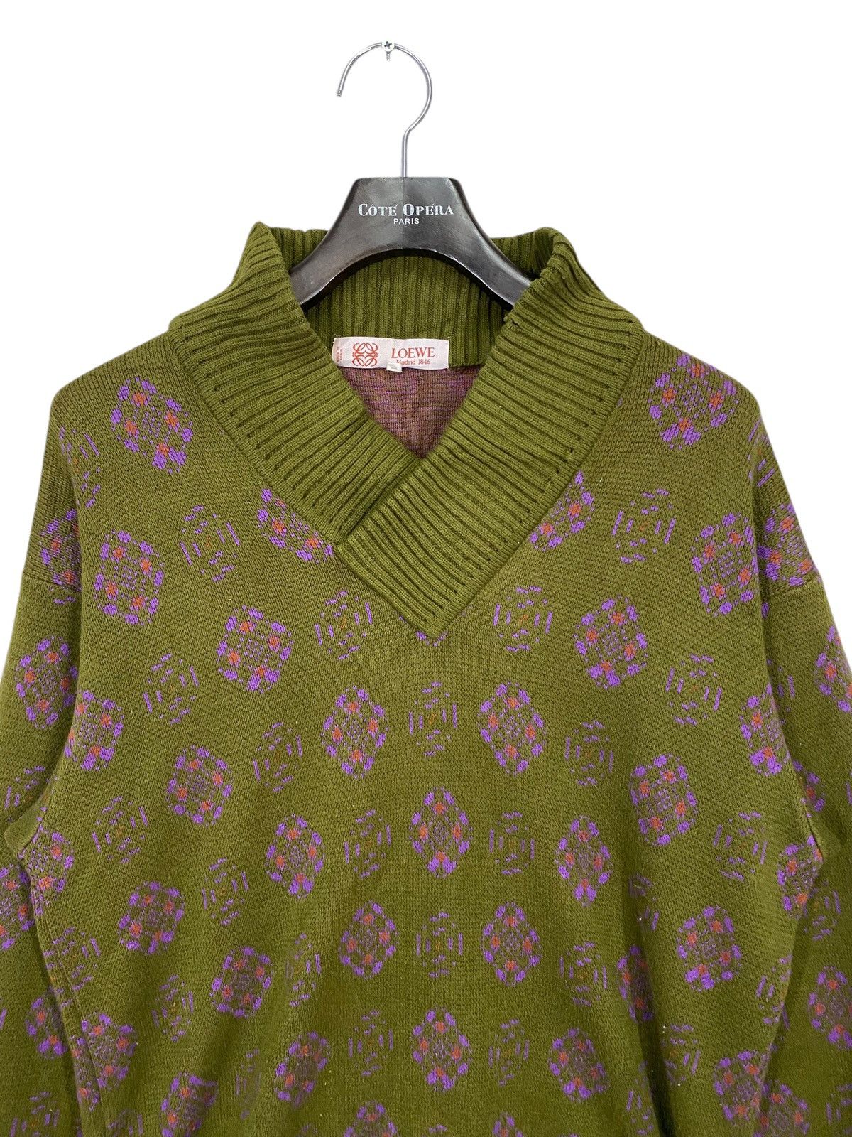 Loewe 🔥RARELY🔥Vintage loewe madrid 1846 cable knit wool sweater Size US M / EU 48-50 / 2 - 5 Thumbnail