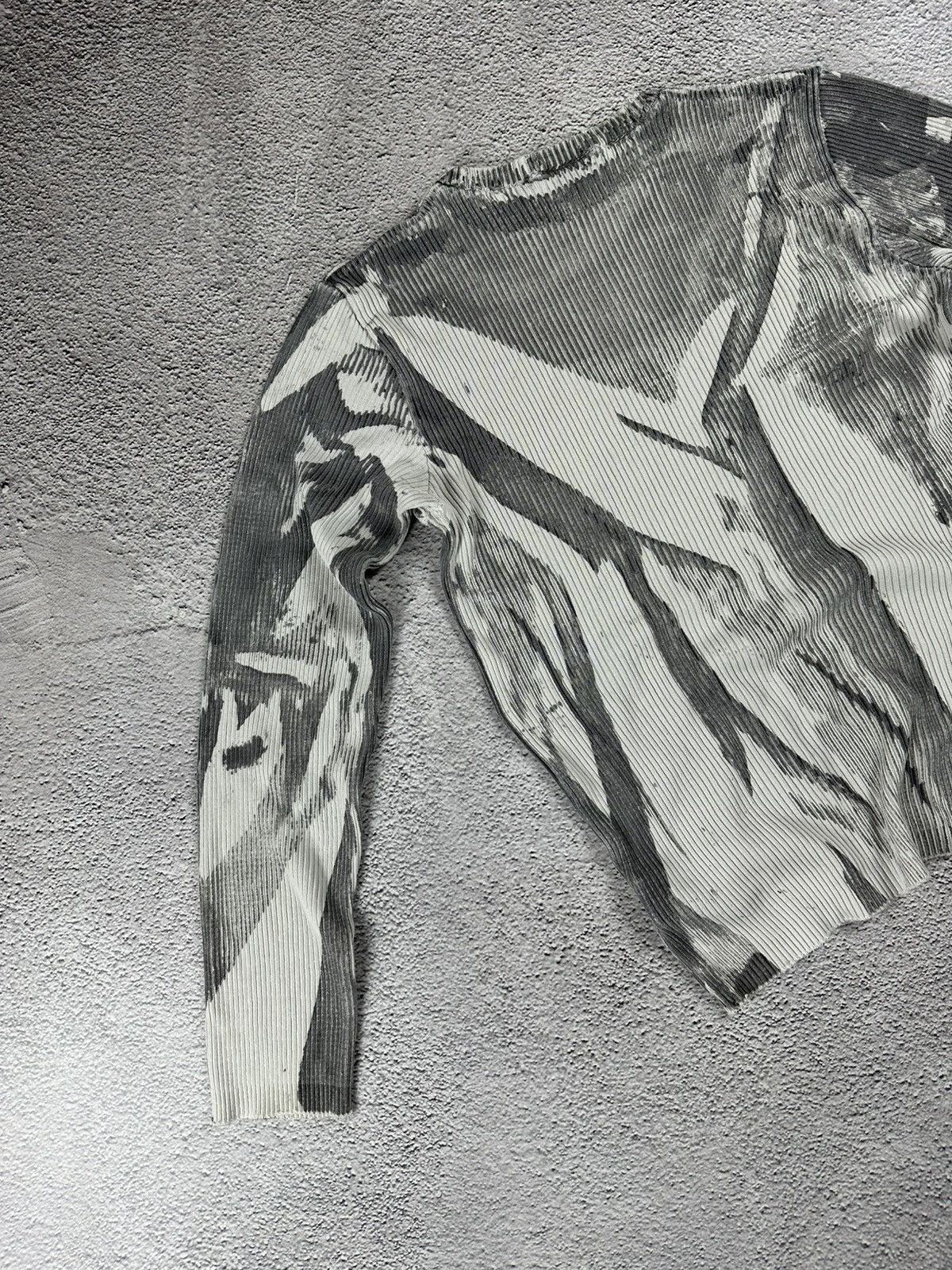 Japanese Brand × Vintage Vintage Avant Garde Japan Ribbed Knitwear Y2K Diesel Style Size US S / EU 44-46 / 1 - 7 Thumbnail