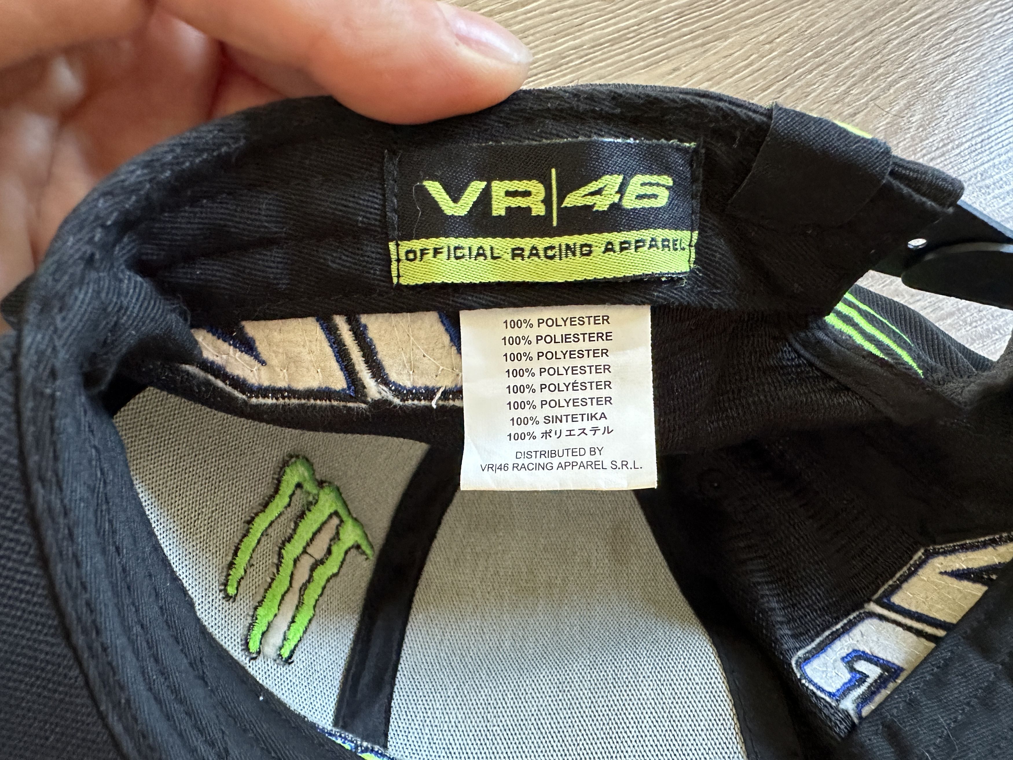 Vintage Valentino Rossi Team Monster Energy Cap Baseball Size ONE SIZE - 7 Thumbnail