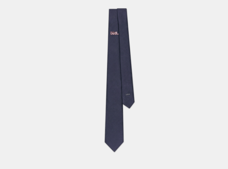 Dior × Kaws o1w1db11025 51C104 Size : OS / KAWS Tie in Navy Blue Size ONE SIZE - 1 Thumbnail