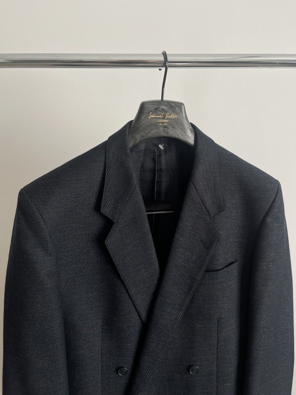 Vintage Vintage double-breasted blazer turo jacket sport coat 42R Size 42R - 2 Thumbnail