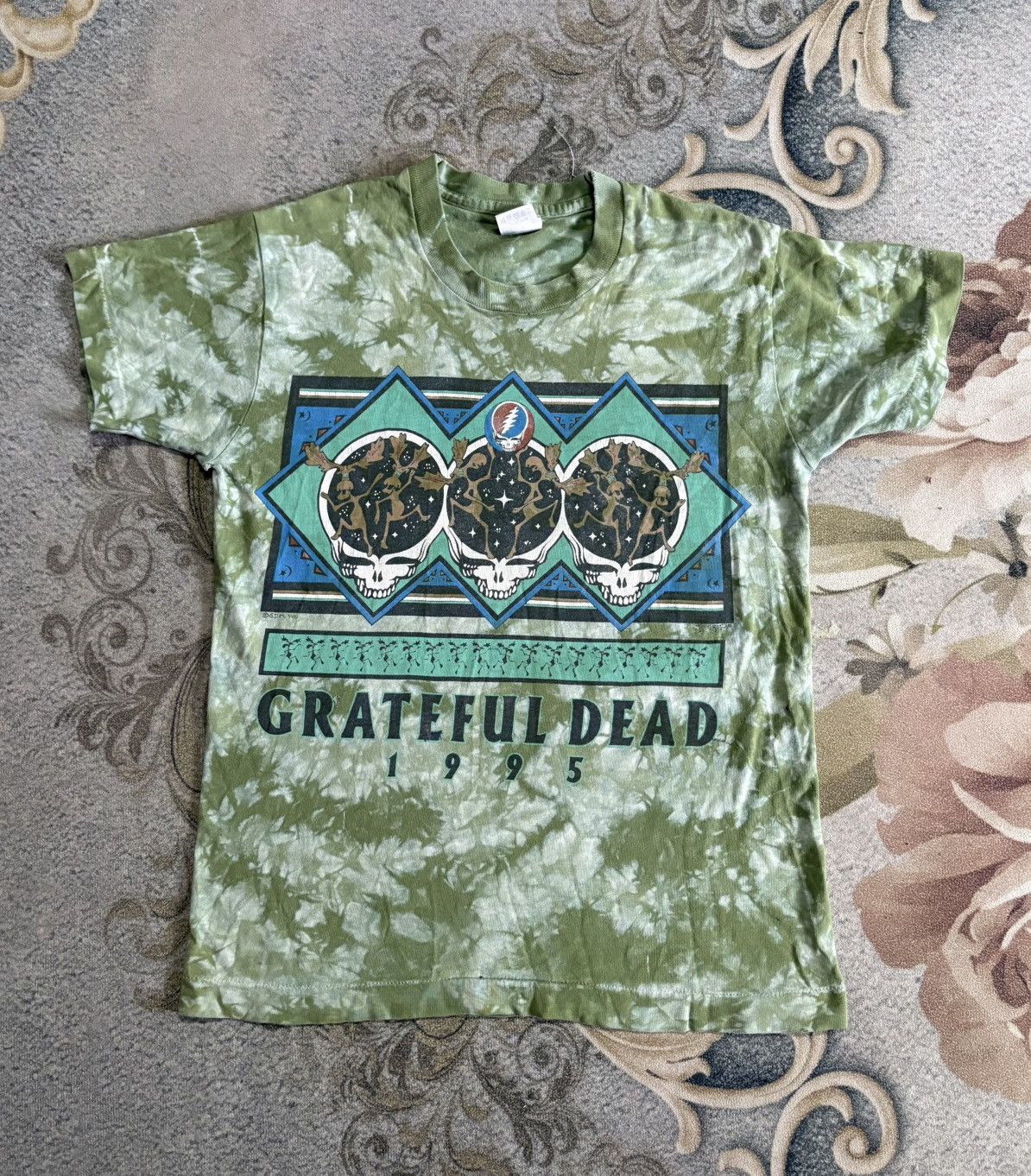Grateful Dead !! Distressed !! Vintage Tye Dye Grateful Dead Size US S / EU 44-46 / 1 - 1 Thumbnail