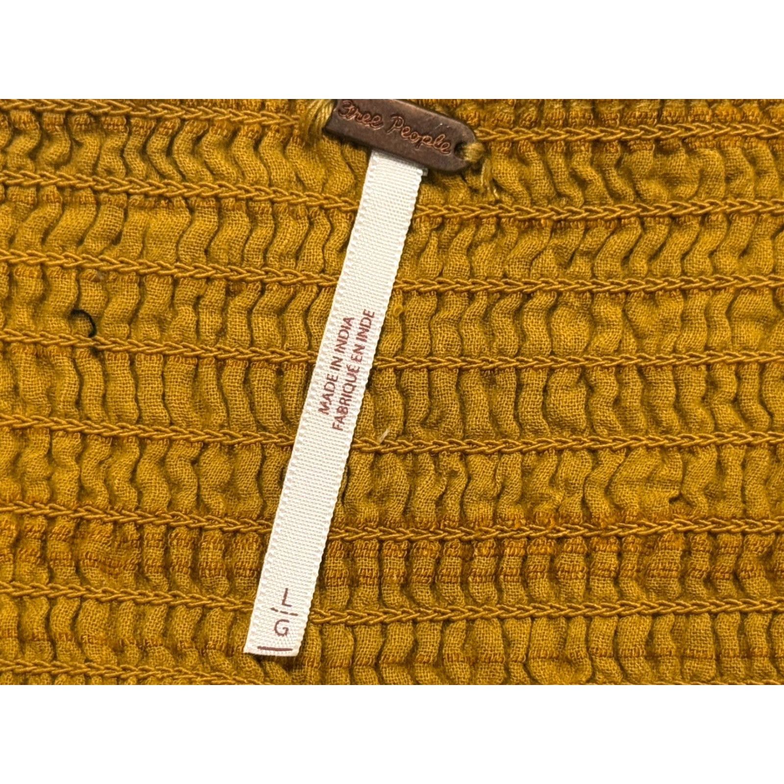 Free People Free People 2 Piece Eva Set Tank & Pants Deep Gold Yellow Shirt? Size 36" / US 14 / IT 50 - 3 Thumbnail