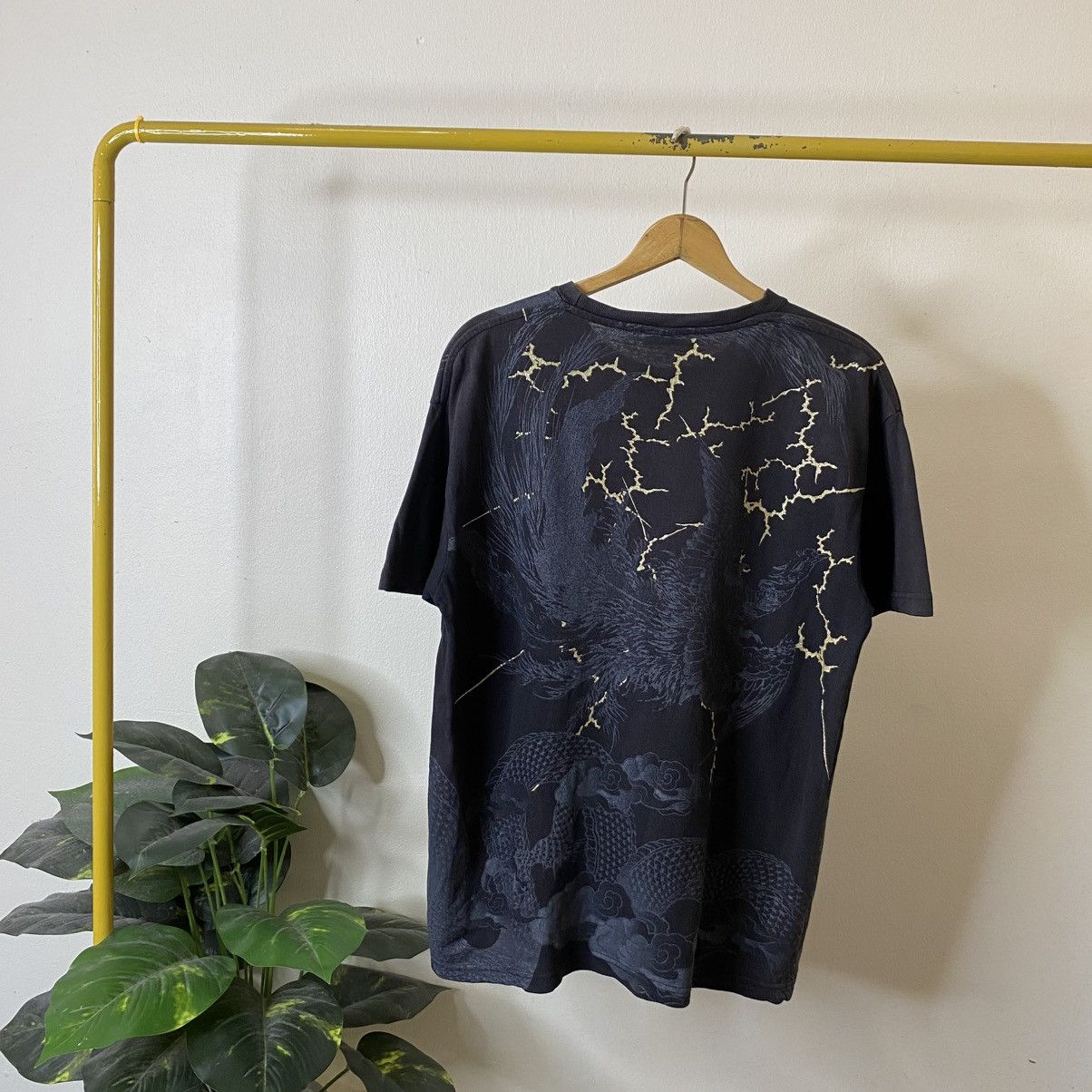 Japanese Brand Japan Motive Sukajan Karakuri Tamashii Ed Hardy Style Faded Size US L / EU 52-54 / 3 - 7 Thumbnail