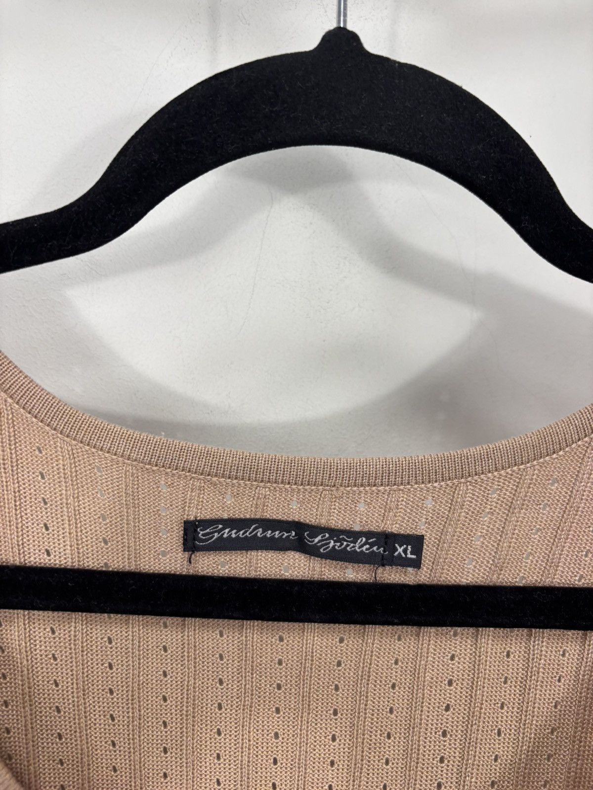 Gudrun Sjoden Gudrun Sjoden Women’s Silk Cotton Short Sleeve Top Sweater Size XL / US 12-14 / IT 48-50 - 6 Thumbnail