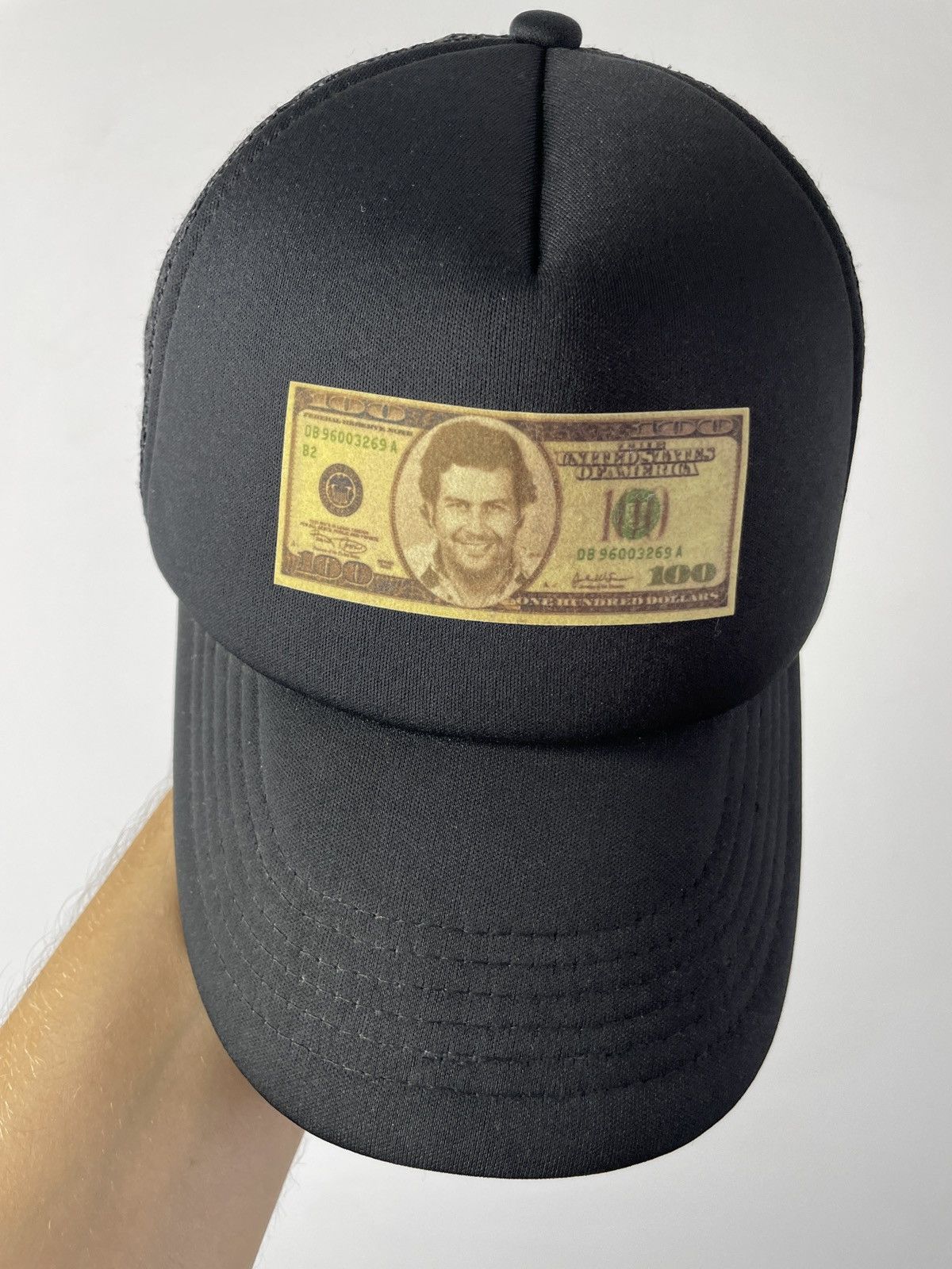 Japanese Brand Cartel Pablo Escobar 100 Dollars Trucker Size ONE SIZE - 3 Thumbnail