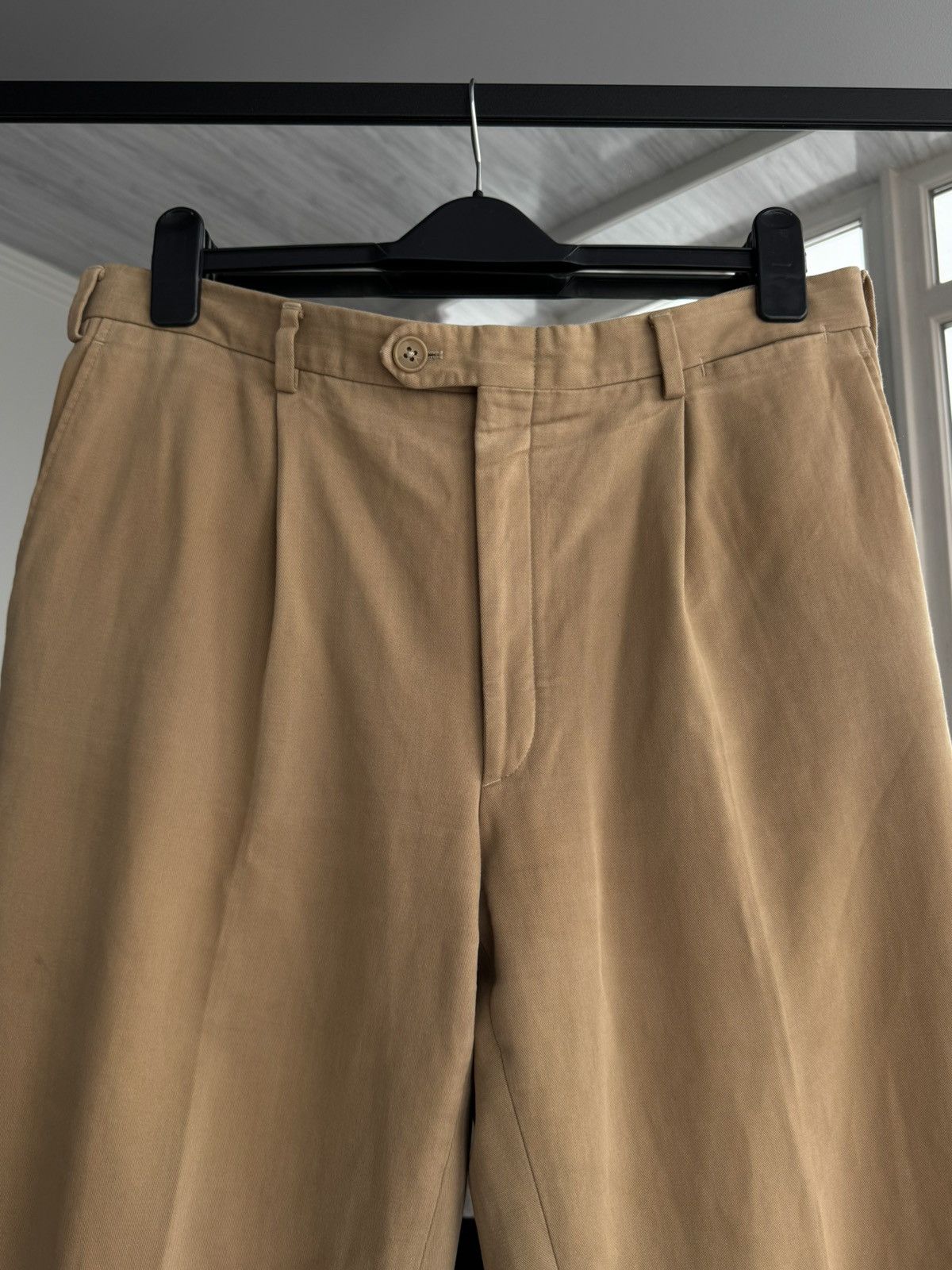 Brioni Vintage Brioni Beige Straight Mens Pants Sz L Size US 36 / EU 52 - 5 Thumbnail