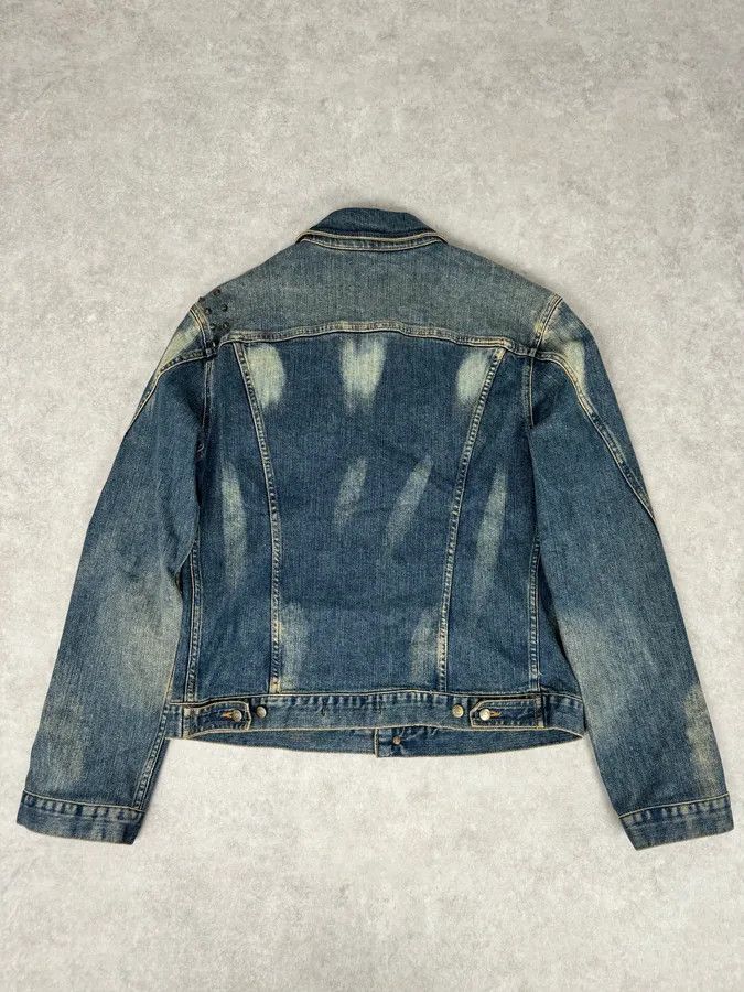Roberto Cavalli 2000s Cavalli Blue Studded Denim Jacket Size US M / EU 48-50 / 2 - 5 Thumbnail