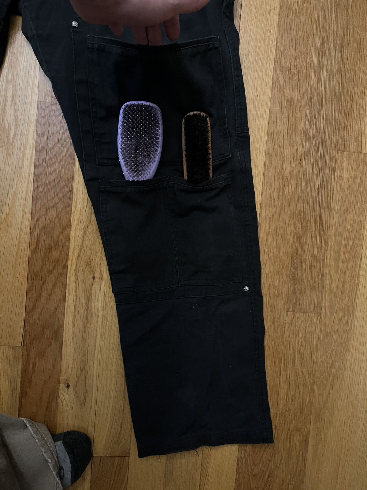 Japanese Brand Kraftwork Aint Eazy Double Knee Multipocket Pants Size US 34 / EU 50 - 6 Thumbnail