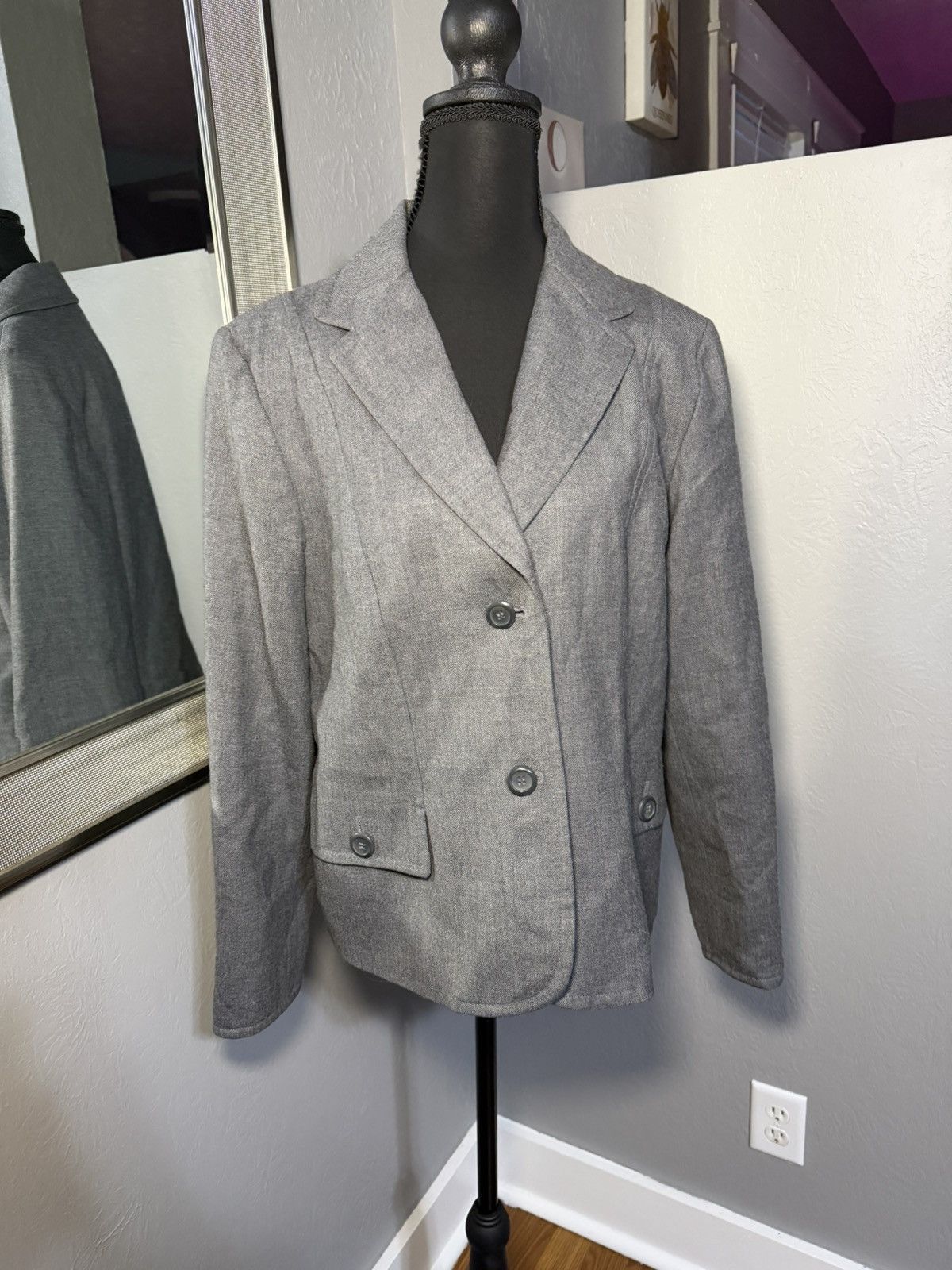 Pendleton VTG Pendleton Old Money Gray Wool Blazer Size 14 Size XL / US 12-14 / IT 48-50 - 1 Thumbnail
