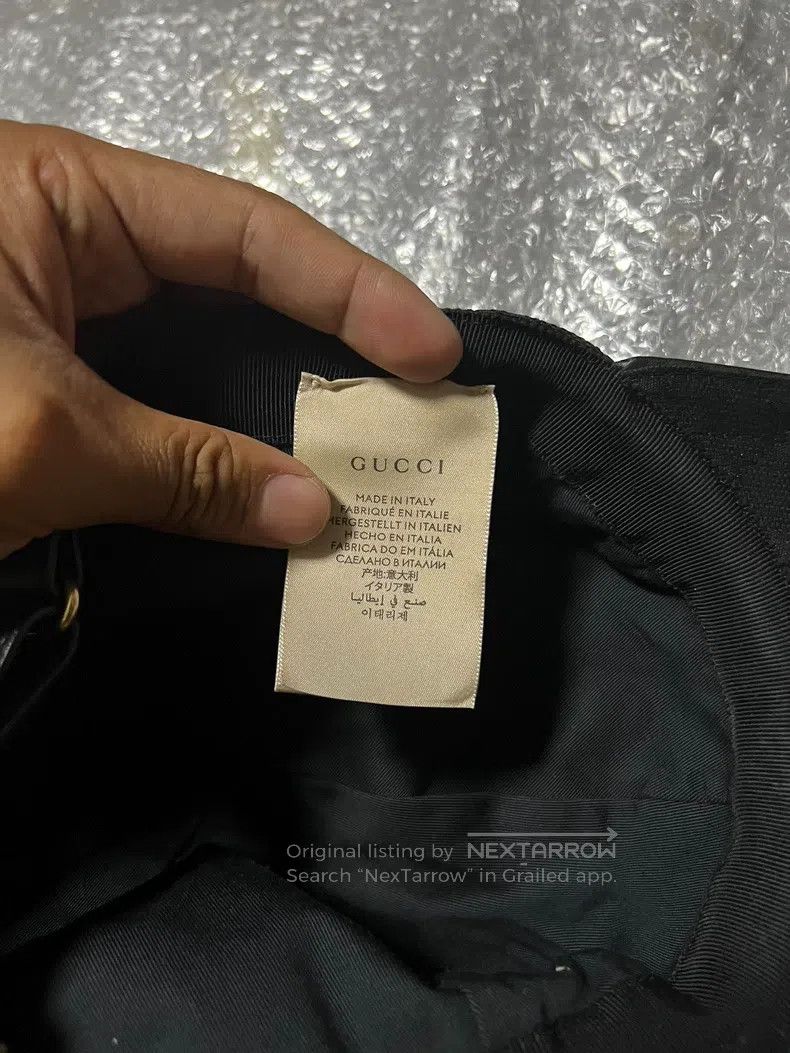 Gucci Gucci Women's and men's canvas baseball caps with striped Size ONE SIZE - 7 Thumbnail