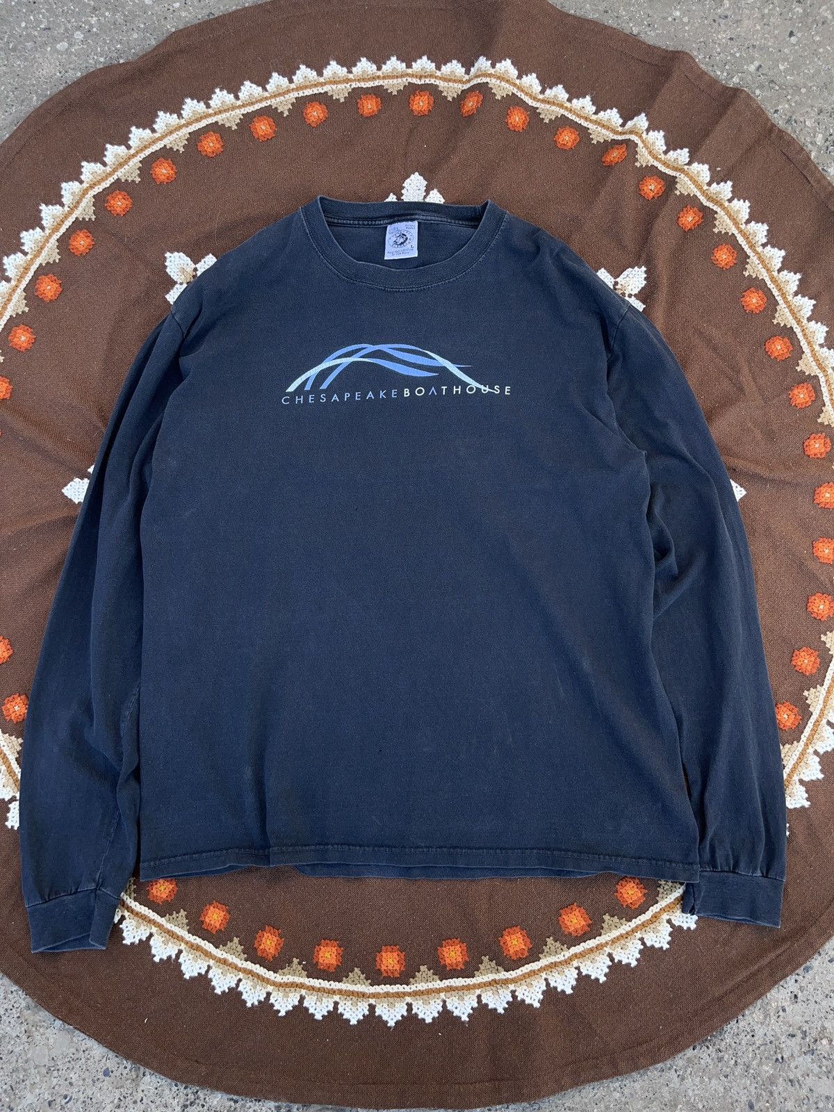 Boathouse × Vintage Vintage Chesapeake Boathouse Surfing Beach Long Sleeve Shirt Size US L / EU 52-54 / 3 - 1 Thumbnail