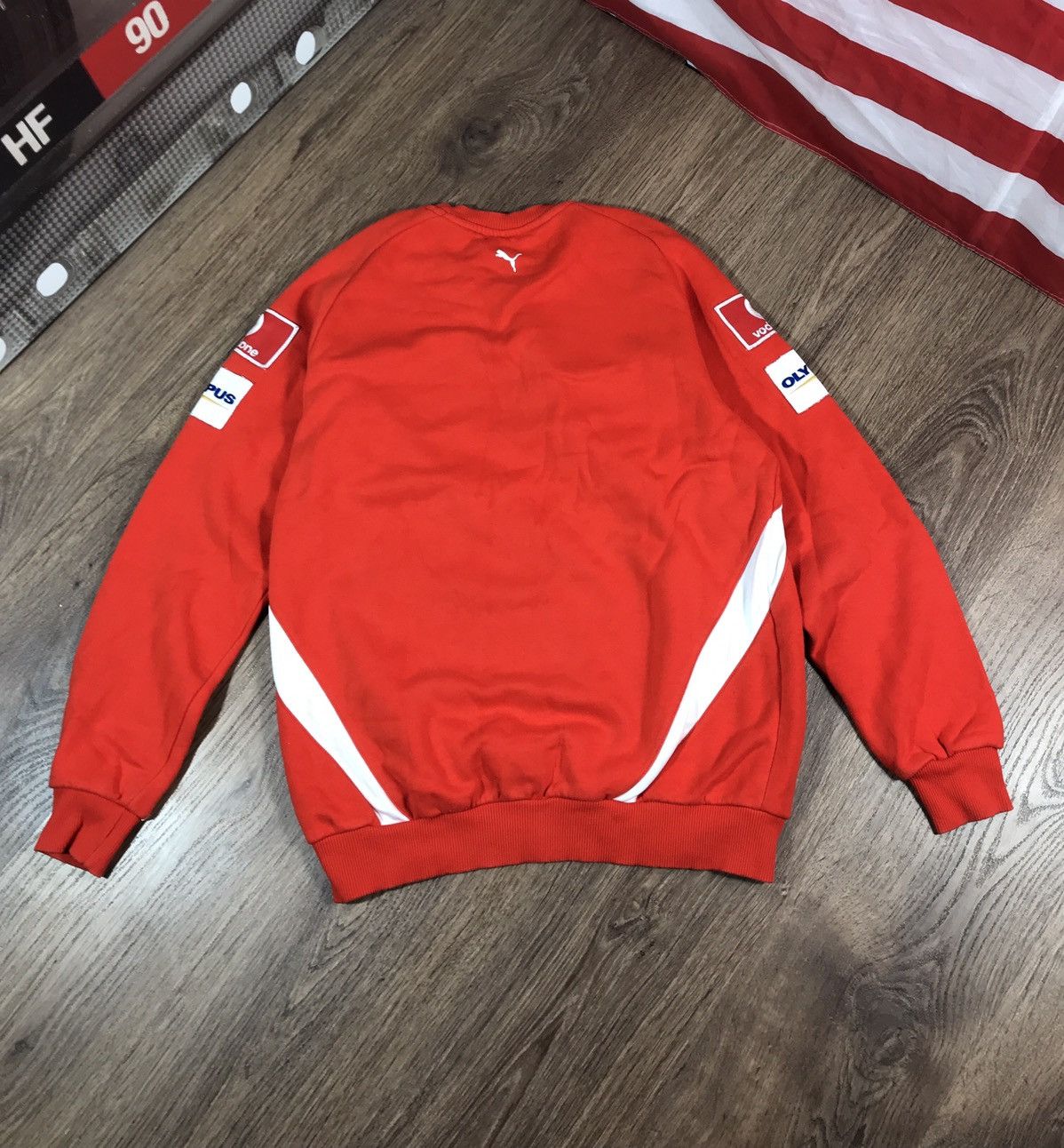 Ferrari × Puma × Vintage Puma Ferrari Vintage Sweatshirt Size M Size US M / EU 48-50 / 2 - 12 Thumbnail