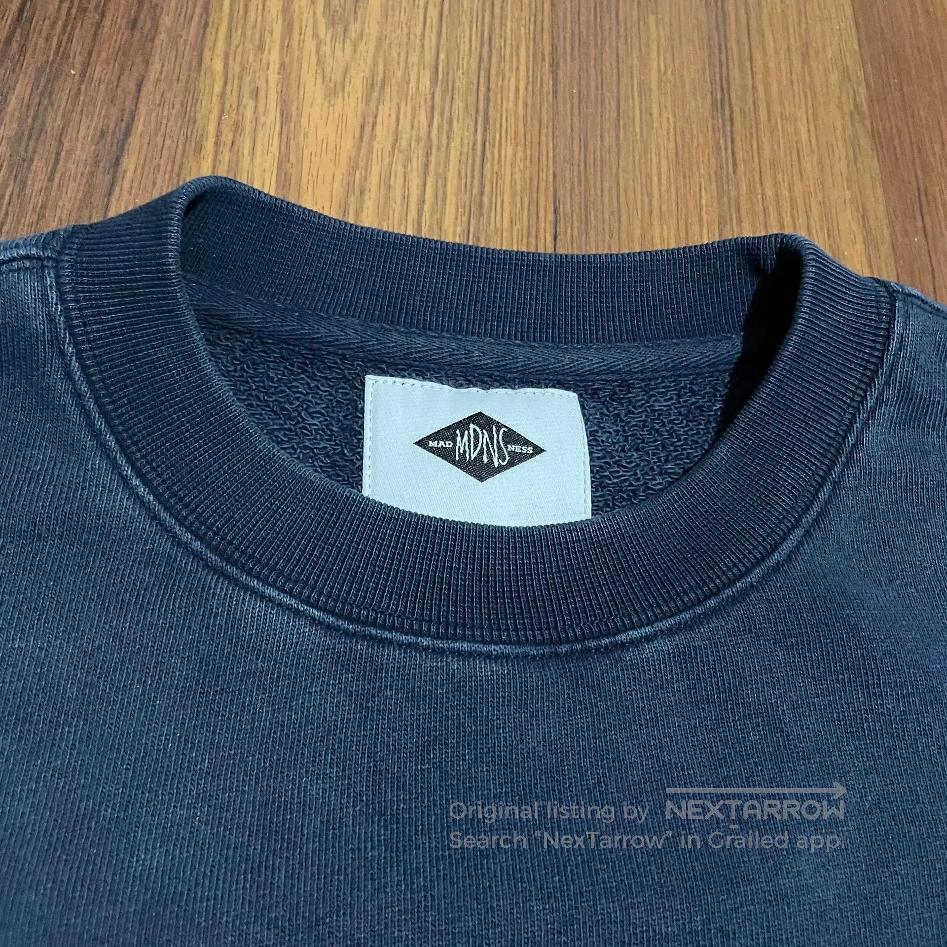 Madness MADNESS 22AW Plain Washed Sweatshirt. Size US L / EU 52-54 / 3 - 3 Thumbnail