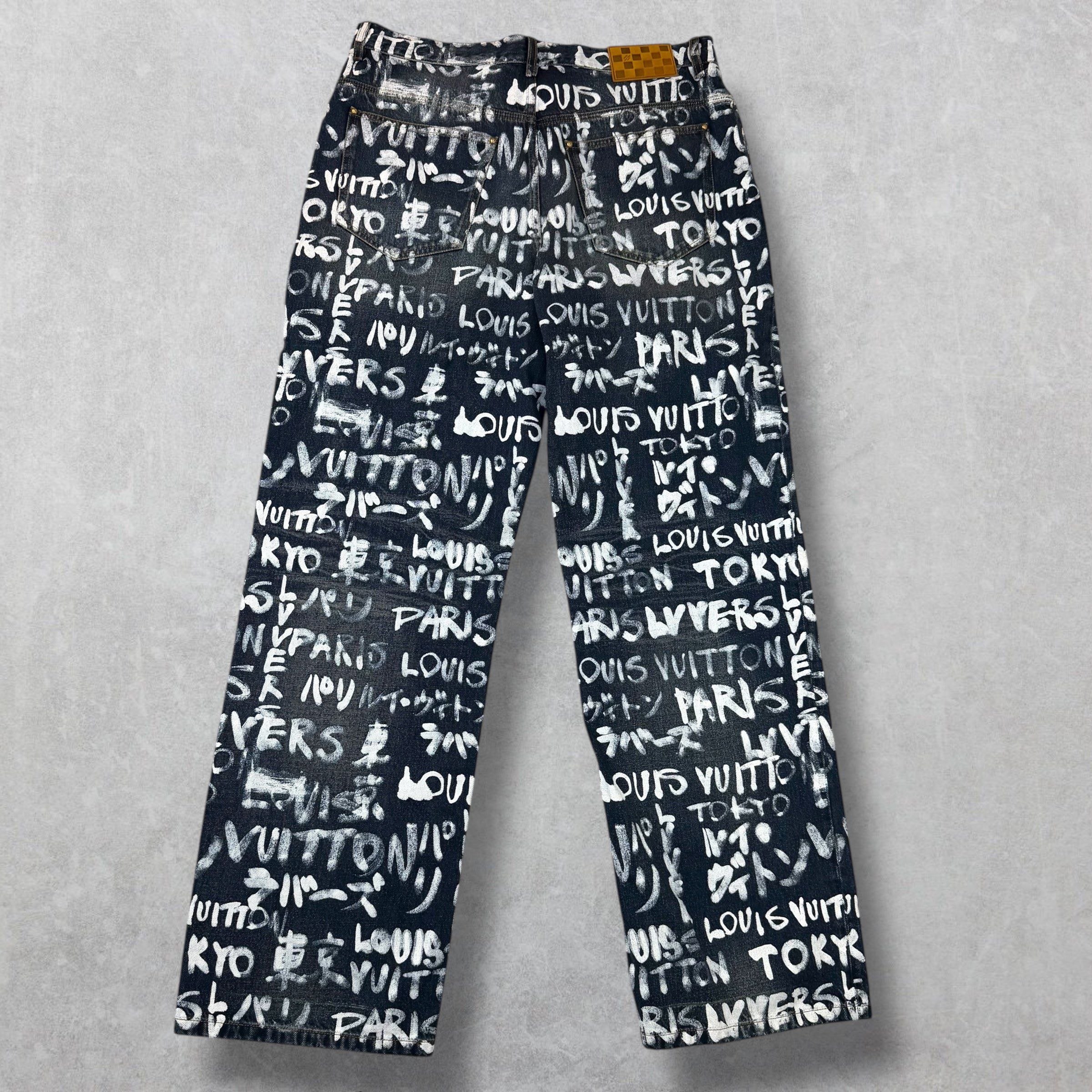 Louis Vuitton Louis Vuitton Denim Skate Pants 34 Size US 34 / EU 50 - 3 Thumbnail