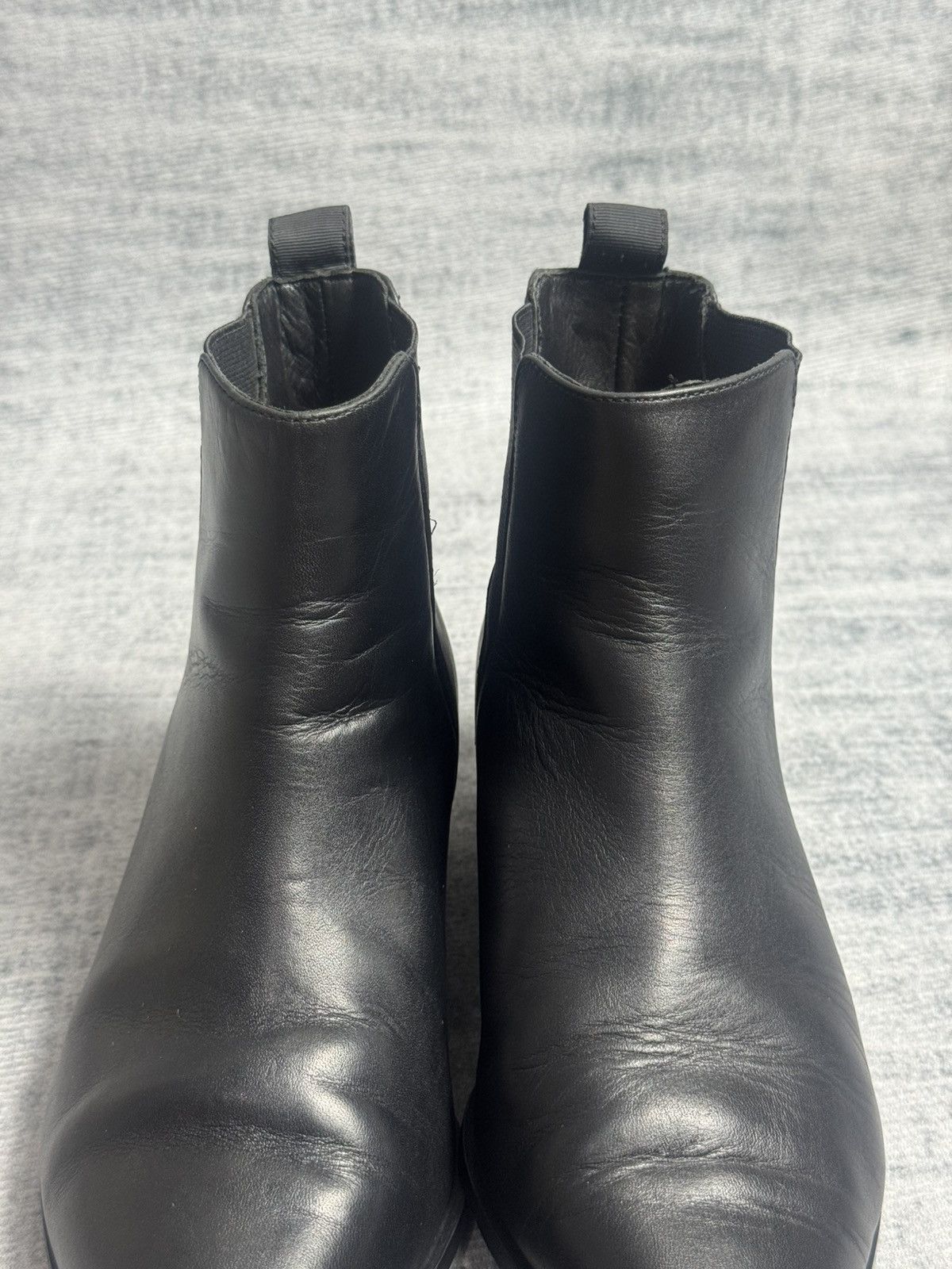 Acne Studios Acne Studios - Jensen Black Leather - Chelsea Ankle Boots Size US 6 / IT 36 - 13 Thumbnail