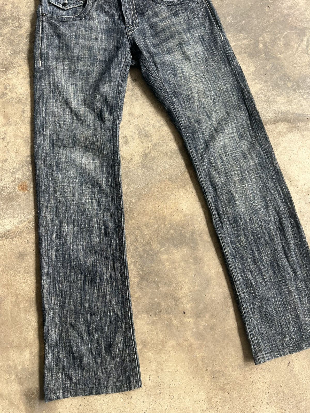 JNCO Vintage Y2K JNCO Cross Dark Wash Jeans Straight Denim Size US 32 / EU 48 - 4 Thumbnail