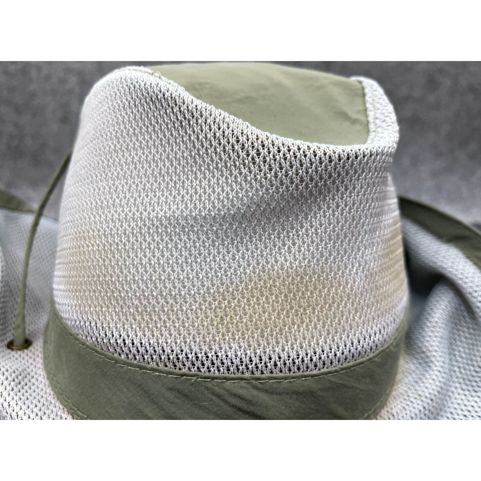 Vintage Dorfman Pacific Bucket Hat Adult XL Gray Poly/Nylon Blend Fish Camp Hat Bucket Men Size ONE SIZE - 2 Thumbnail