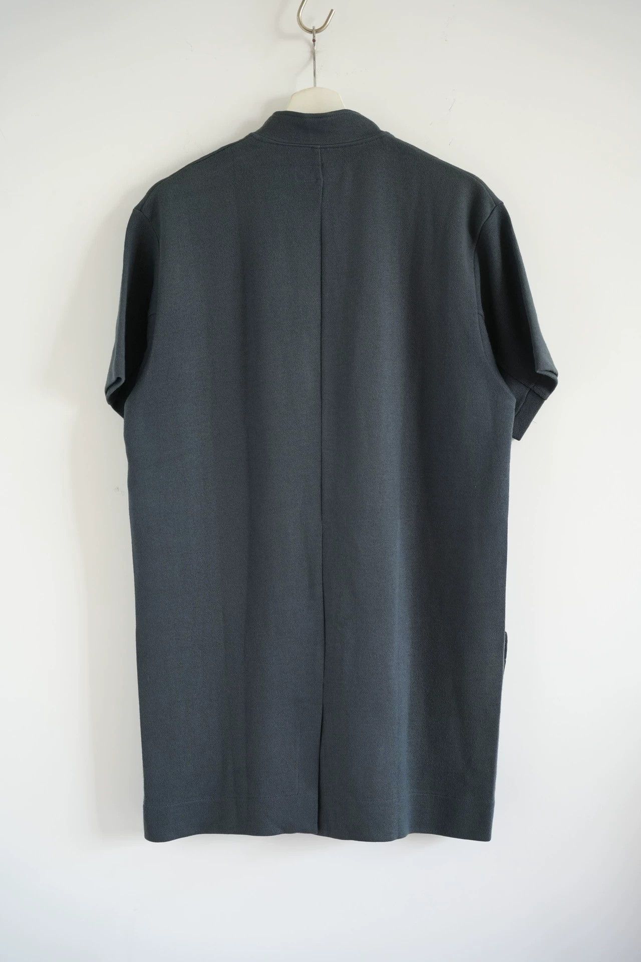 Yohji Yamamoto Yohji Yamamoto 98SS FogBlue Zip ShortSleeve Jacket Size US M / EU 48-50 / 2 - 2 Thumbnail