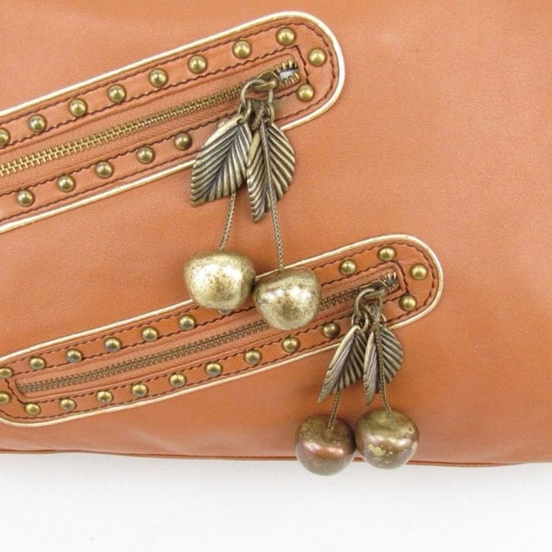 Betsey Johnson Rare Betsey Johnson Brown Leather Rocking Cherry Bag Size ONE SIZE - 8 Thumbnail