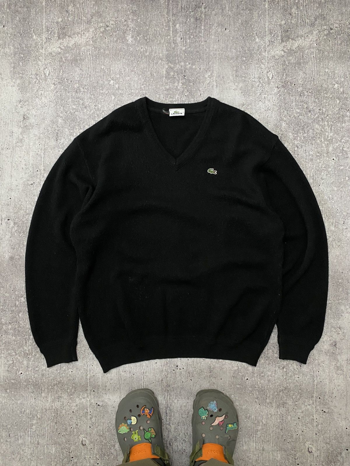 Lacoste × Vintage Lacoste vintage knit sweater Size US L / EU 52-54 / 3 - 3 Thumbnail