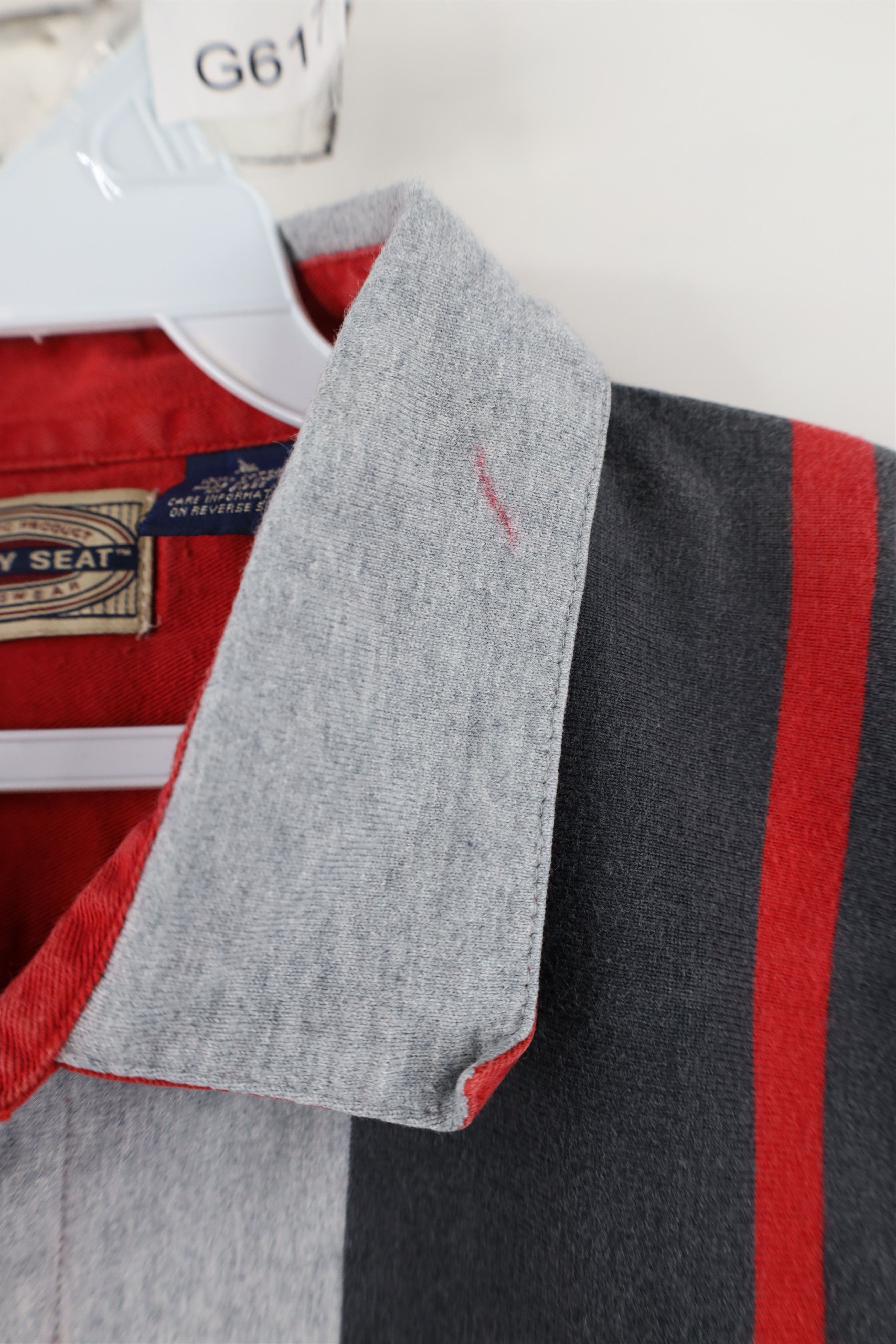 Vintage Vintage 90s Streetwear Long Sleeve Rugby Polo Shirt Gray Size US XL / EU 56 / 4 - 4 Thumbnail