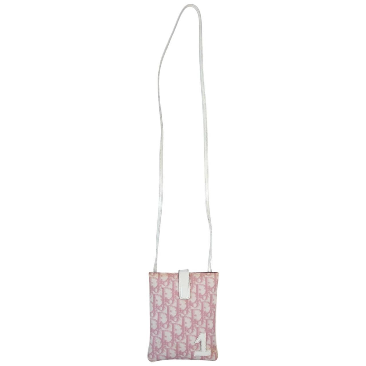 Dior Vintage Dior Monogram Mini Crossbody Bag Size ONE SIZE - 4 Thumbnail
