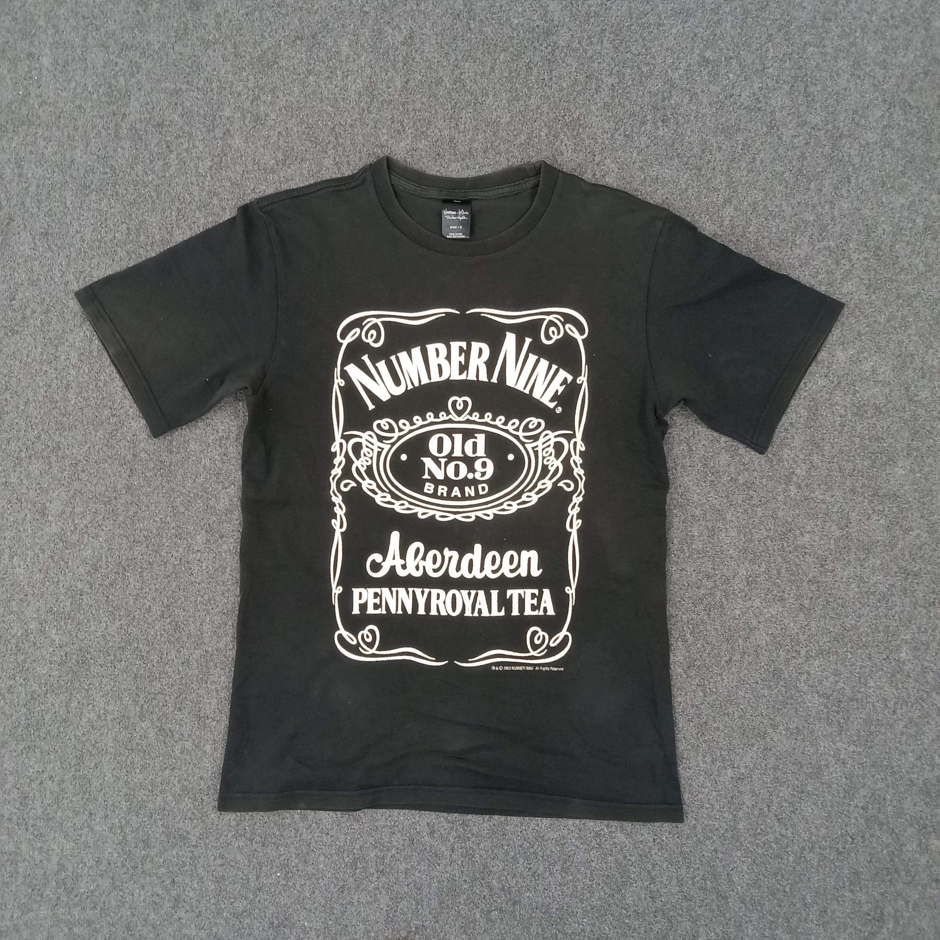 numbernine ナンバーナイン ジャックダニエルズ Tシャツ 2003年 NUMBER (N)INE（ナンバーナイン） 2003 カート期 ジャック