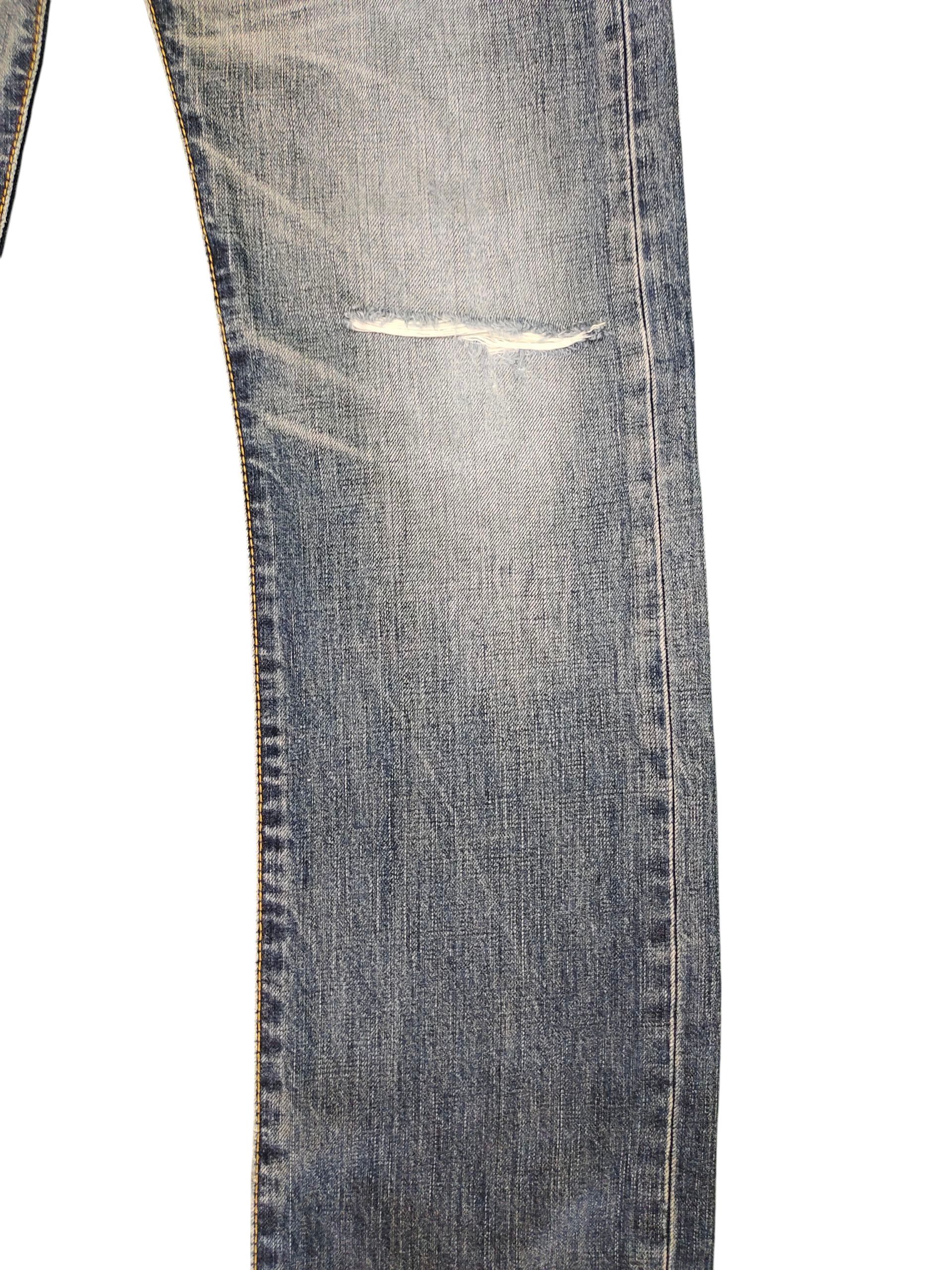 Levi's Vintage Clothing Vintage Levis 505 Clawmark Distress Sand Wash Denim Jeans Size US 29 - 3 Thumbnail