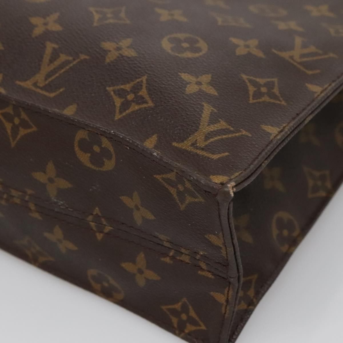Louis Vuitton LOUIS VUITTON Monogram Sac Plat Hand Bag M51140 Size ONE SIZE - 10 Thumbnail