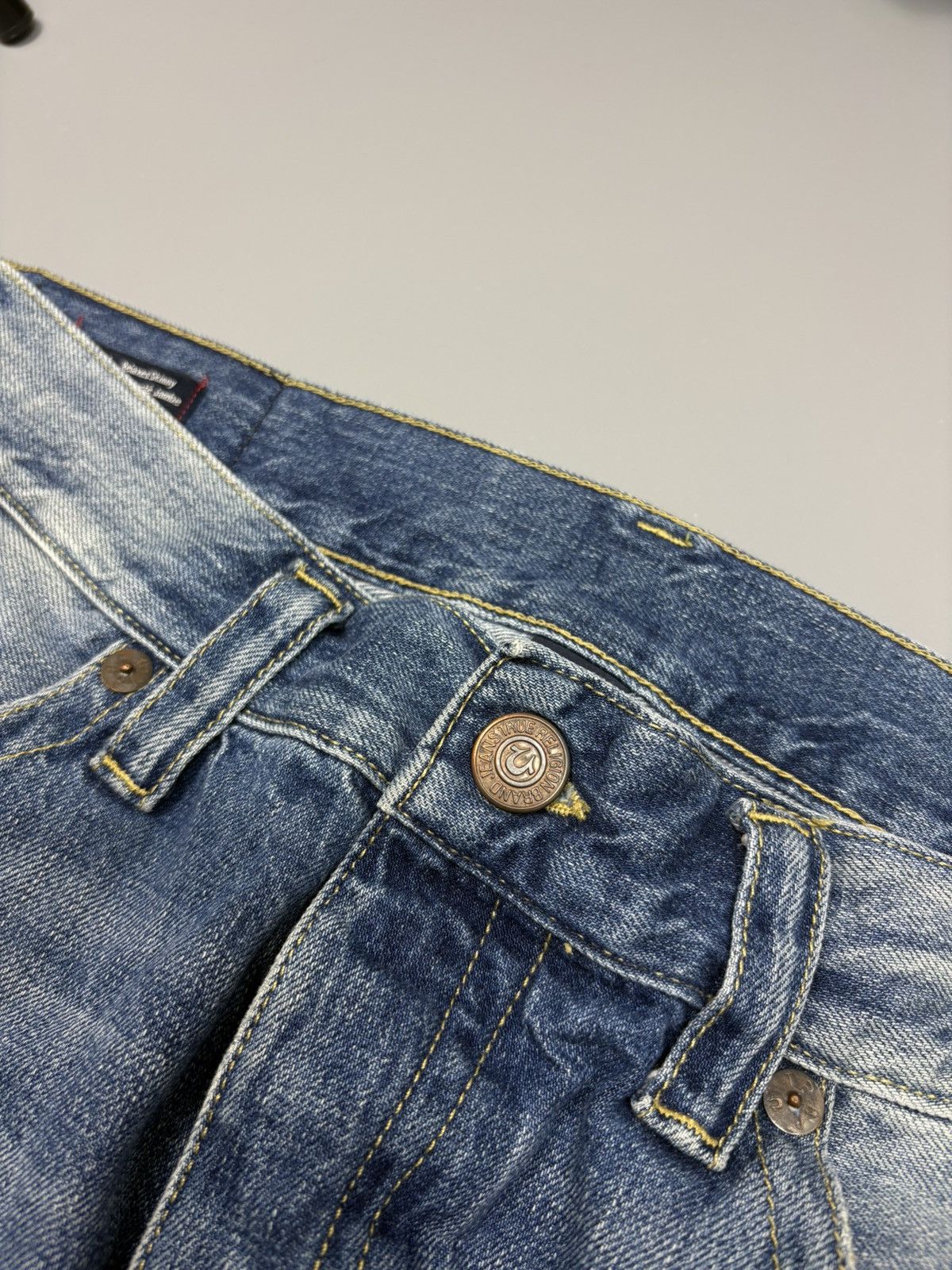 True Religion True Religion Relaxed Skinny Men's Straight Jeans Size US 36 / EU 52 - 10 Thumbnail