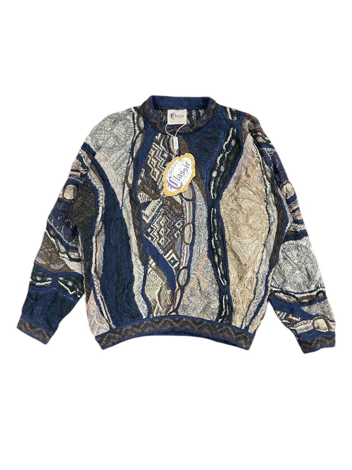Coogi NOS 1990s COOGI Airforce Nomad Crew Multicoloured Knitwear Size US M / EU 48-50 / 2 - 8 Thumbnail