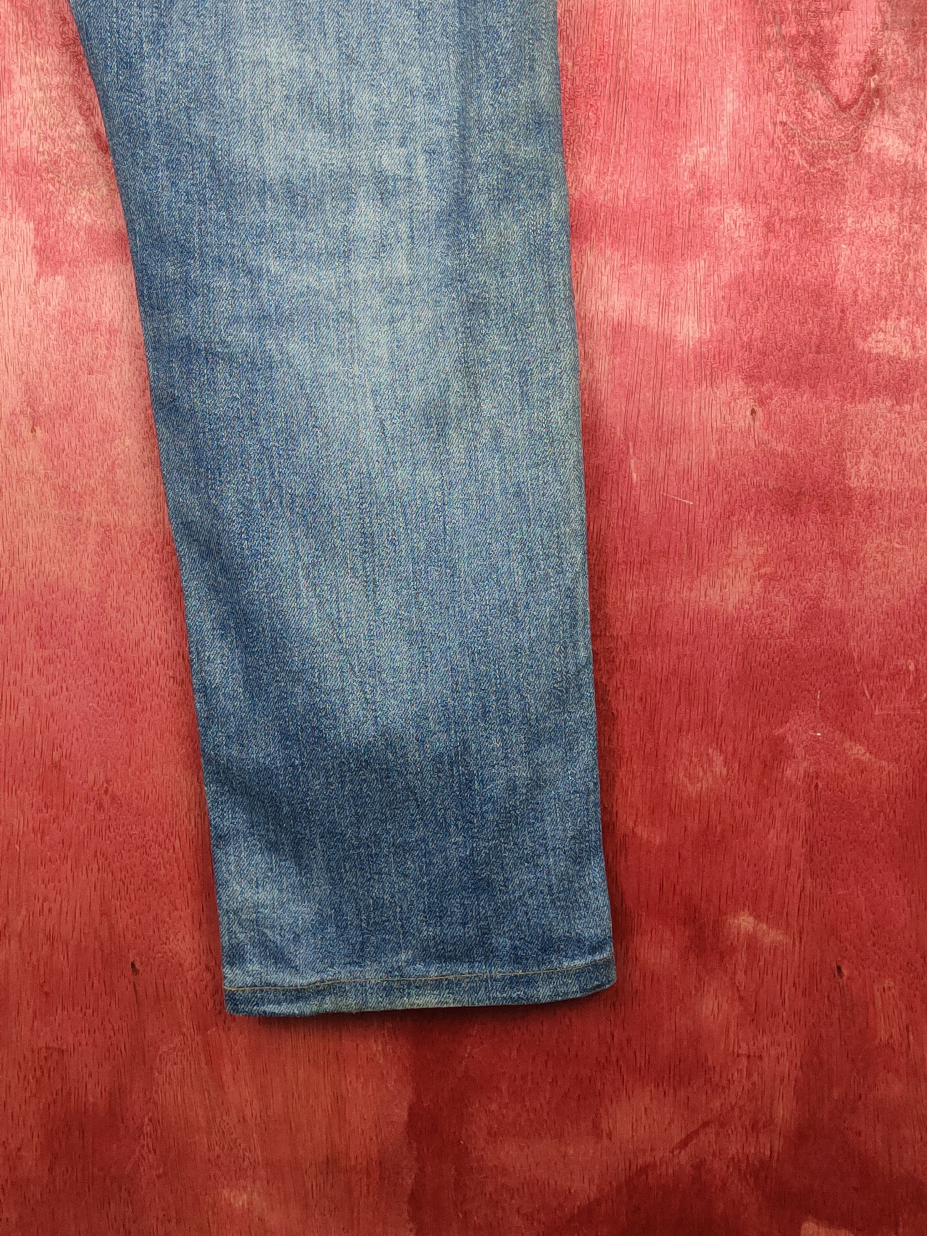 Japanese Brand Uniqlo Blue Distressed Ripped Jeans #S1638 Size US 34 / EU 50 - 11 Thumbnail