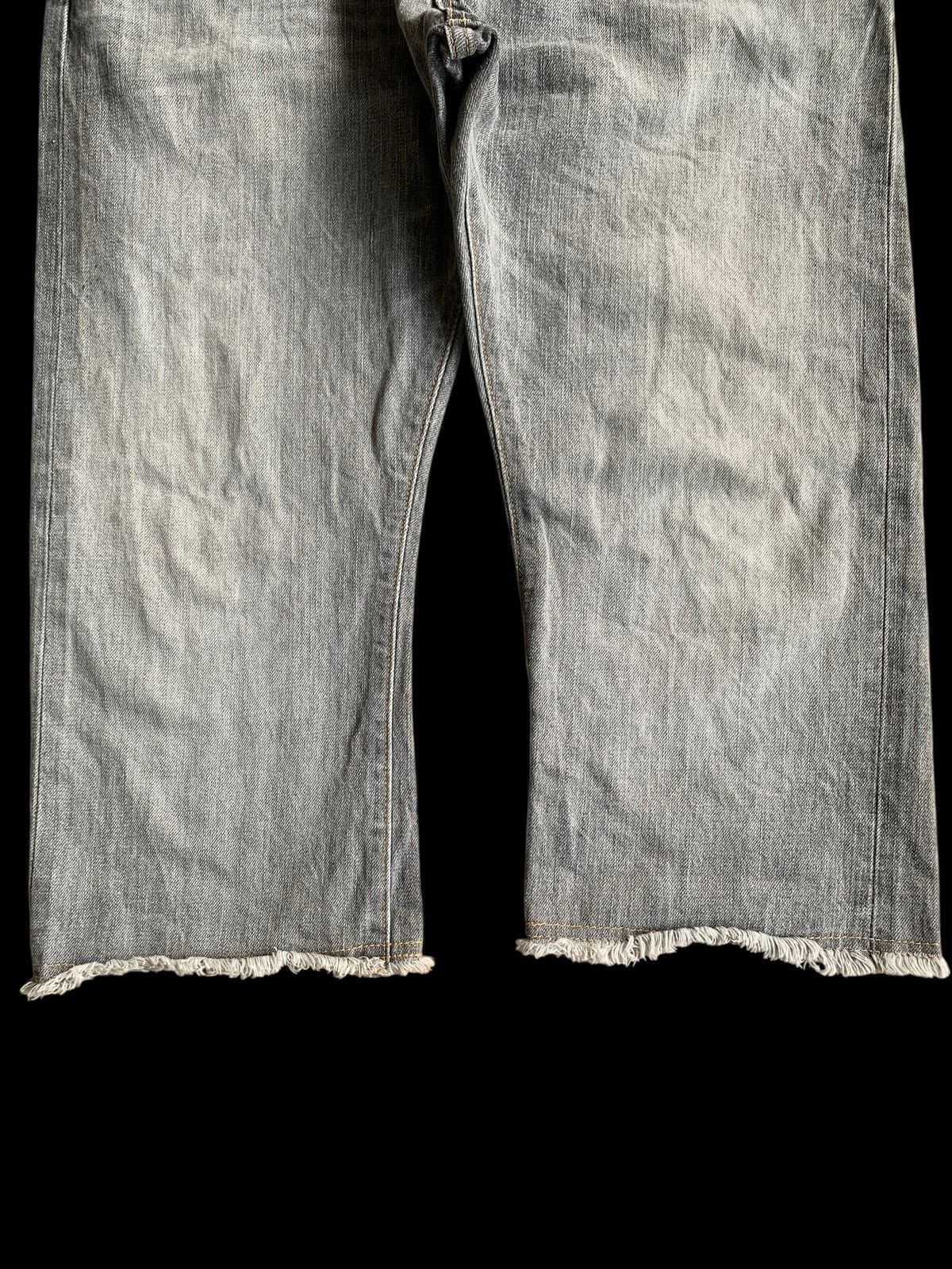 If Six Was Nine VINTAGE EDWIN 505S SELVEDGE FADED DISTRESSED SHORT DENIM Size US 32 / EU 48 - 7 Thumbnail
