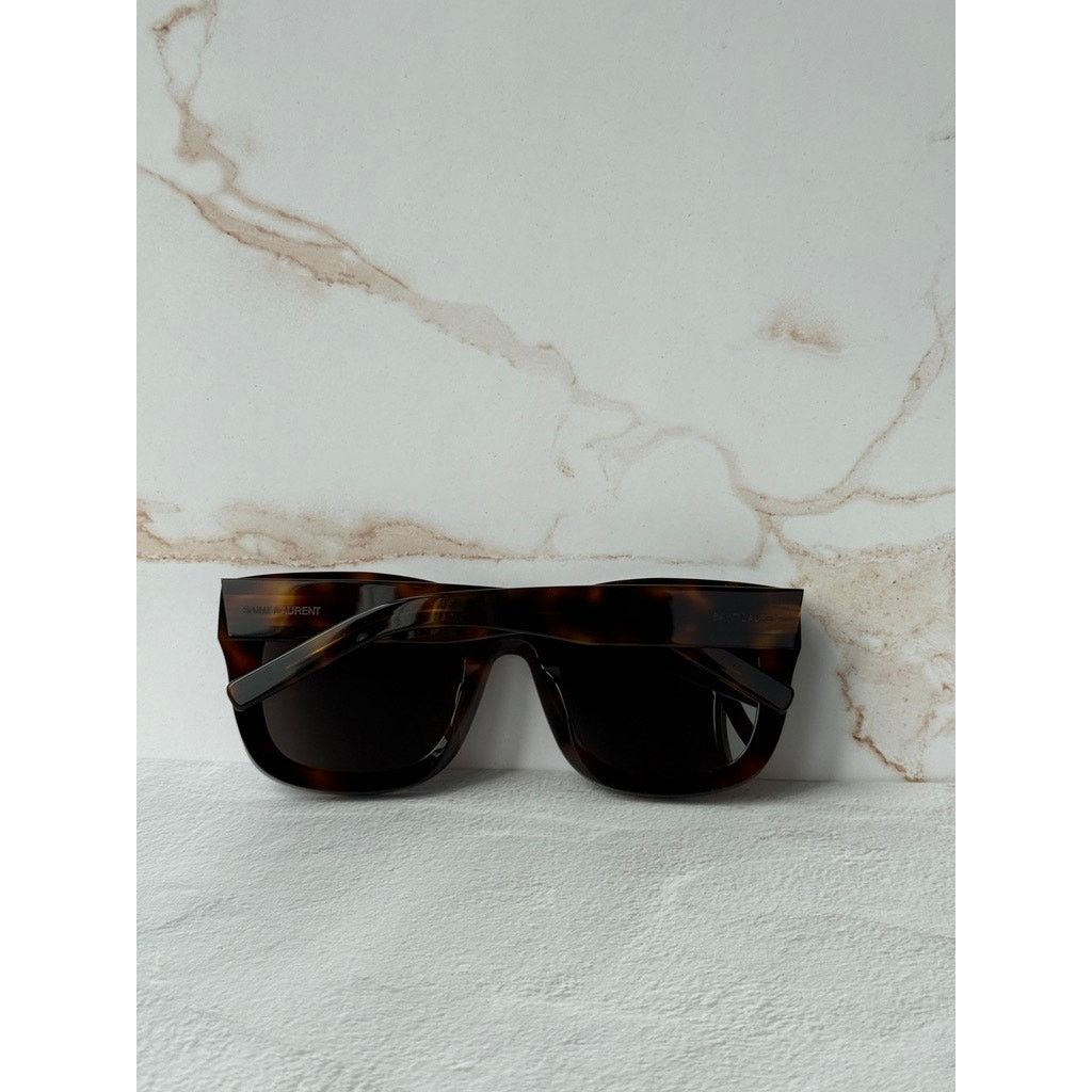 Saint Laurent Paris NEW Saint Laurent SL650 Monceau Brown Unisex Sunglasses Size ONE SIZE - 8 Thumbnail