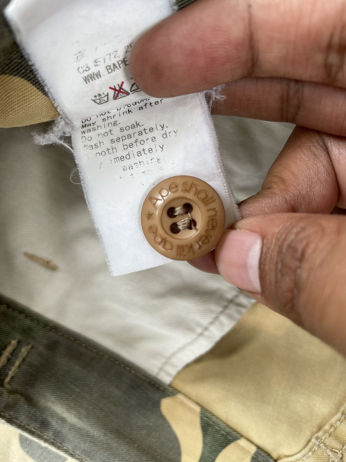 Bape BAPE Vintage 1st Camo Military Cargo Pants Size US 32 / EU 48 - 11 Thumbnail