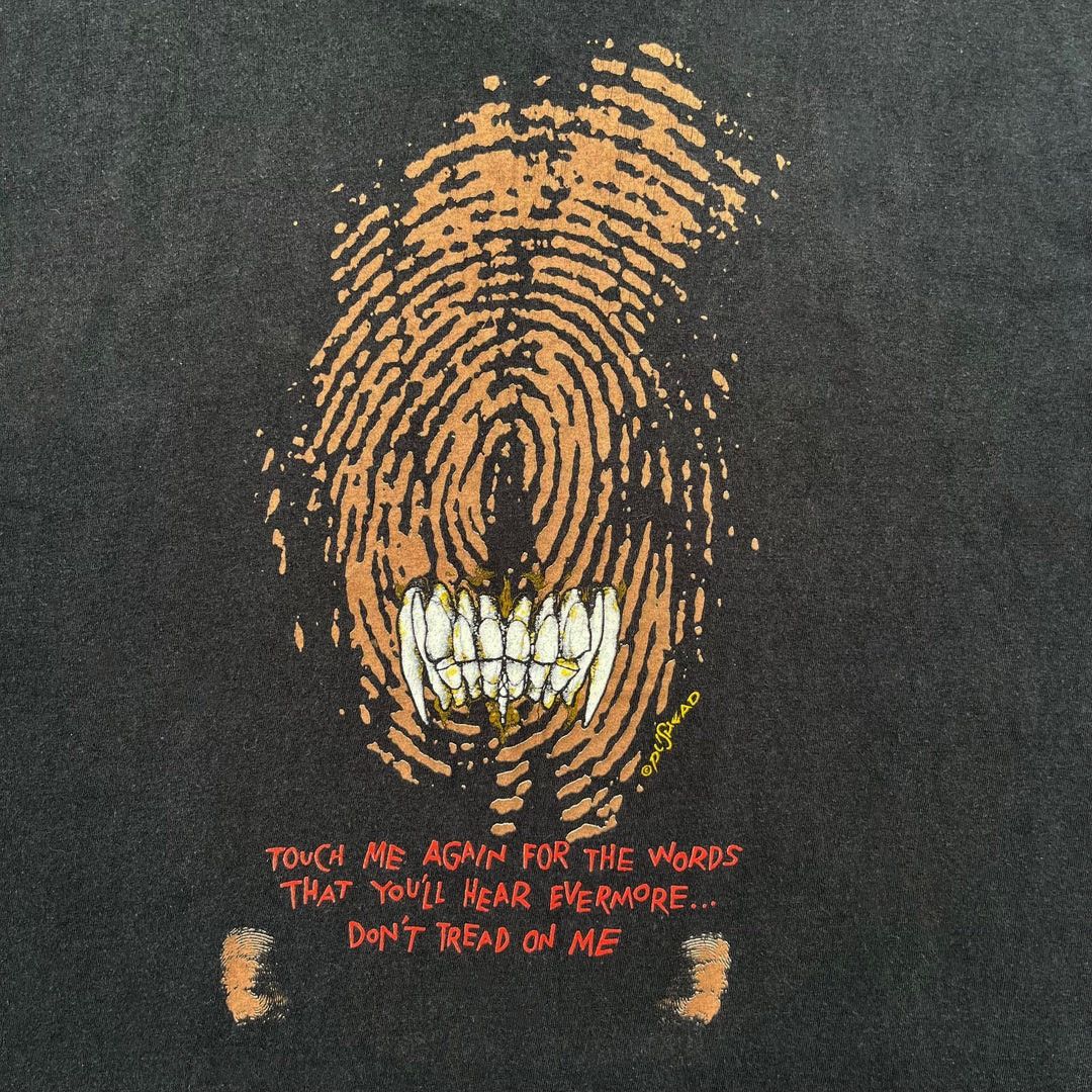 Metallica Metallica 91 90s Vtg Don’t Tread on Me Pushead Band Tour Tee Size US XL / EU 56 / 4 - 5 Thumbnail