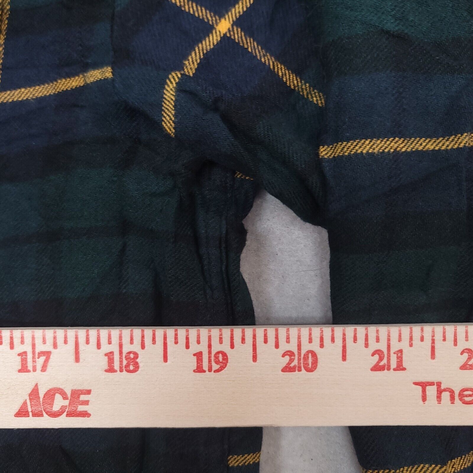 H&M H&M LOGG Tartan Flannel Button Up Shirt Mens Size M Green Size US M / EU 48-50 / 2 - 8 Thumbnail