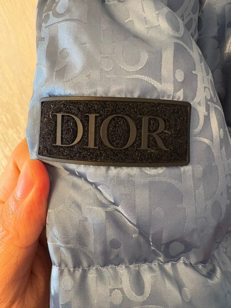 Dior Dior Blue Printed Down Jacket-2505 Size US L / EU 52-54 / 3 - 3 Thumbnail