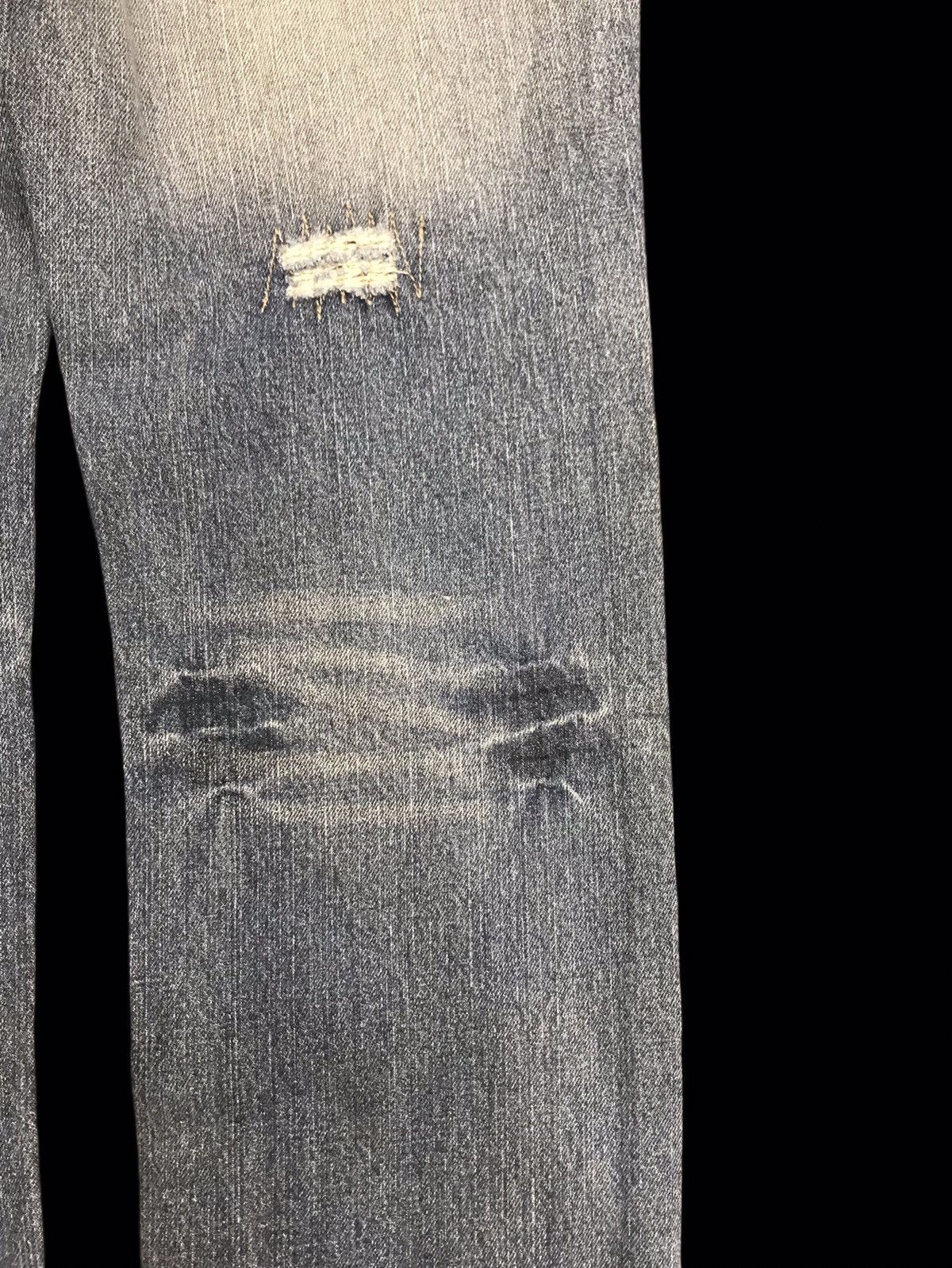 Japanese Brand 💥 Double Waist💥ZEROSAIL Designer Japan Punk Denim F152 Size US 32 / EU 48 - 13 Thumbnail
