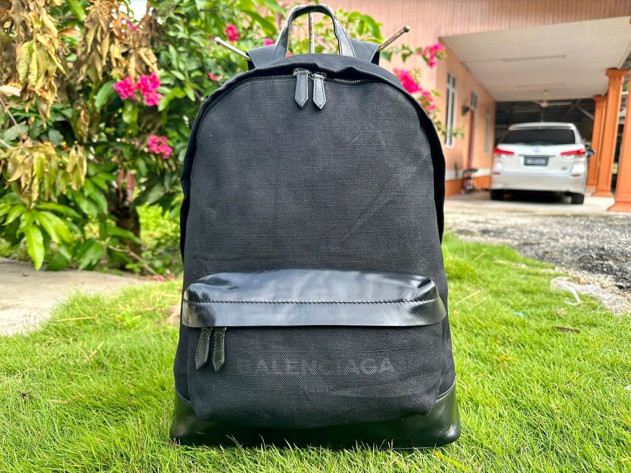 Authentic Balenciaga Canvas Logo Backpack