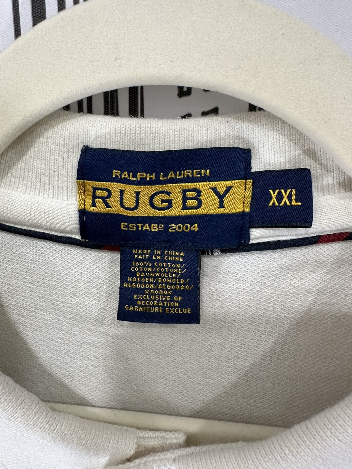 Rugby Ralph Lauren Rugby Ralph Lauren Crazy London Polo White XXL Size US XXL / EU 58 / 5 - 5 Thumbnail