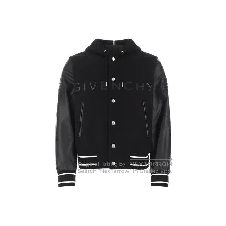 Givenchy Givenchy FW22 Logo Print Hooded Bomber Jacket. Size US M / EU 48-50 / 2 - 1 Thumbnail