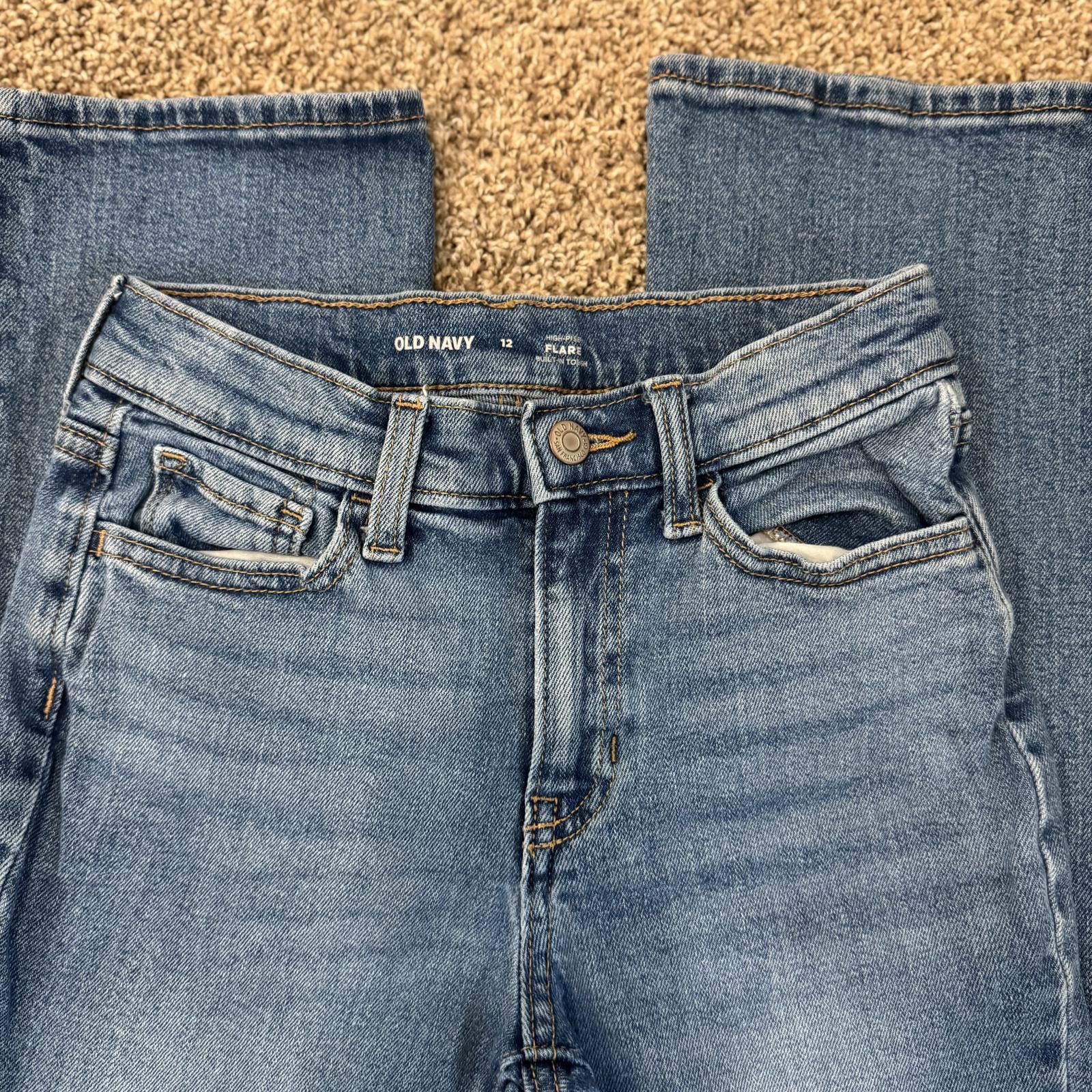 Old Navy Old Navy Girl’s 12 Classic Blue Jeans Size 12 Size 24" / US 00 / IT 34 - 2 Thumbnail