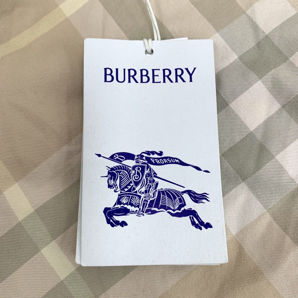 Burberry Burberry Check Horse Embroidered Short Sleeve Shirt K26WX Size US S / EU 44-46 / 1 - 8 Thumbnail