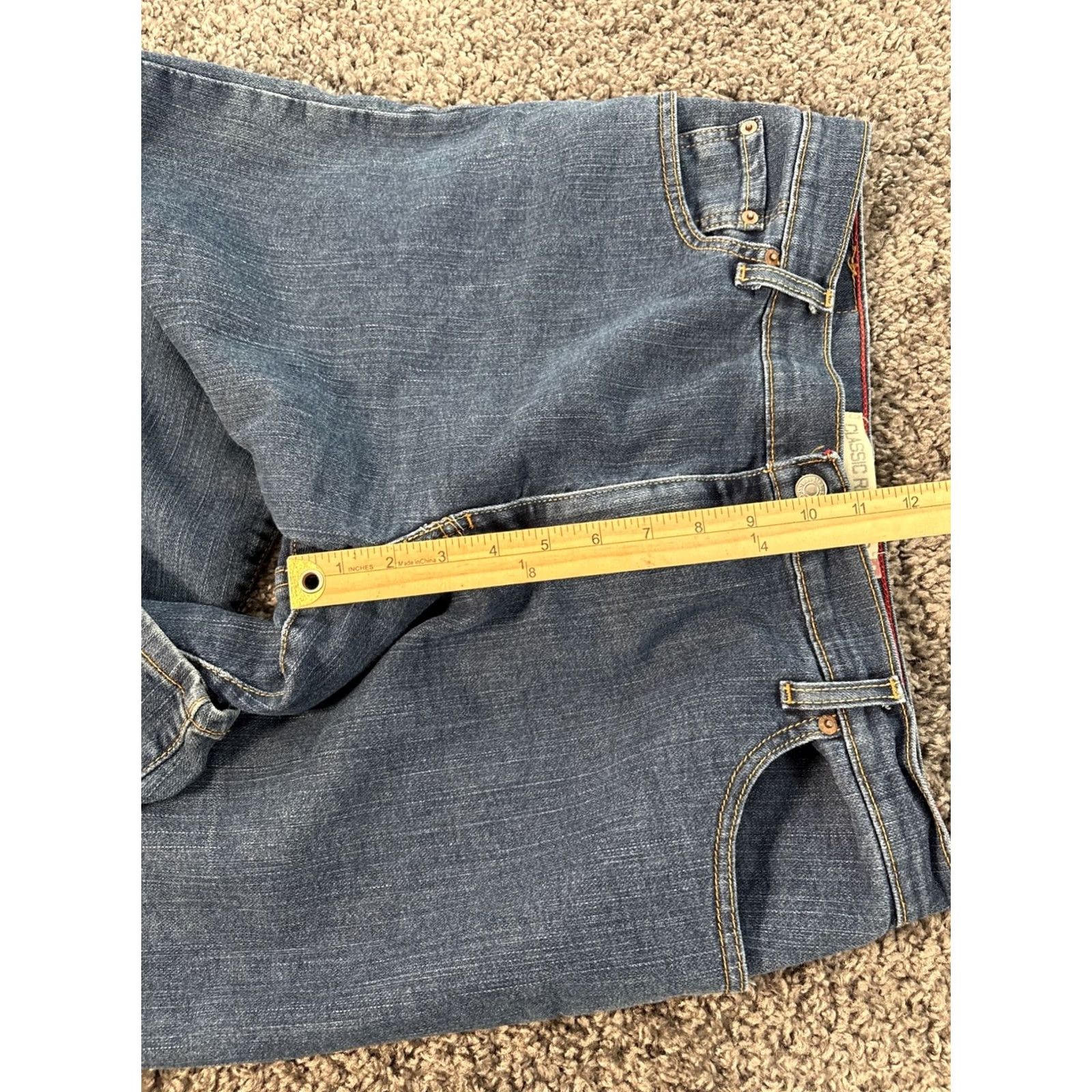 Levi's VINTAGE Levi's 550 Jeans Womens 34x32 Blue High Rise Relaxed Tapered Denim Size 38" / US 16 / IT 52 - 5 Thumbnail