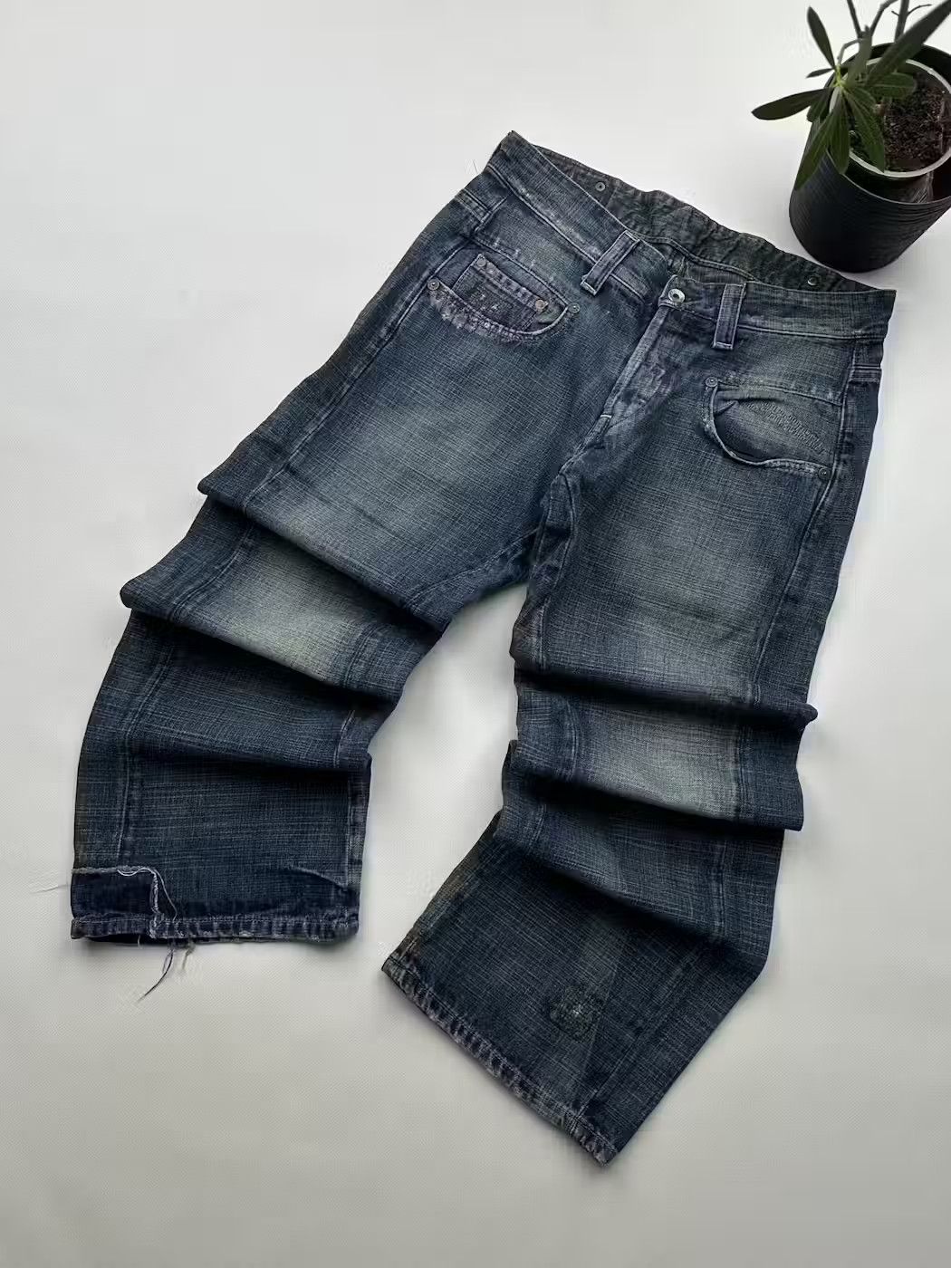 image of Avant Garde x Gstar G Star Raw Vintage Wide Jeans in Blue, Men's (Size 32)