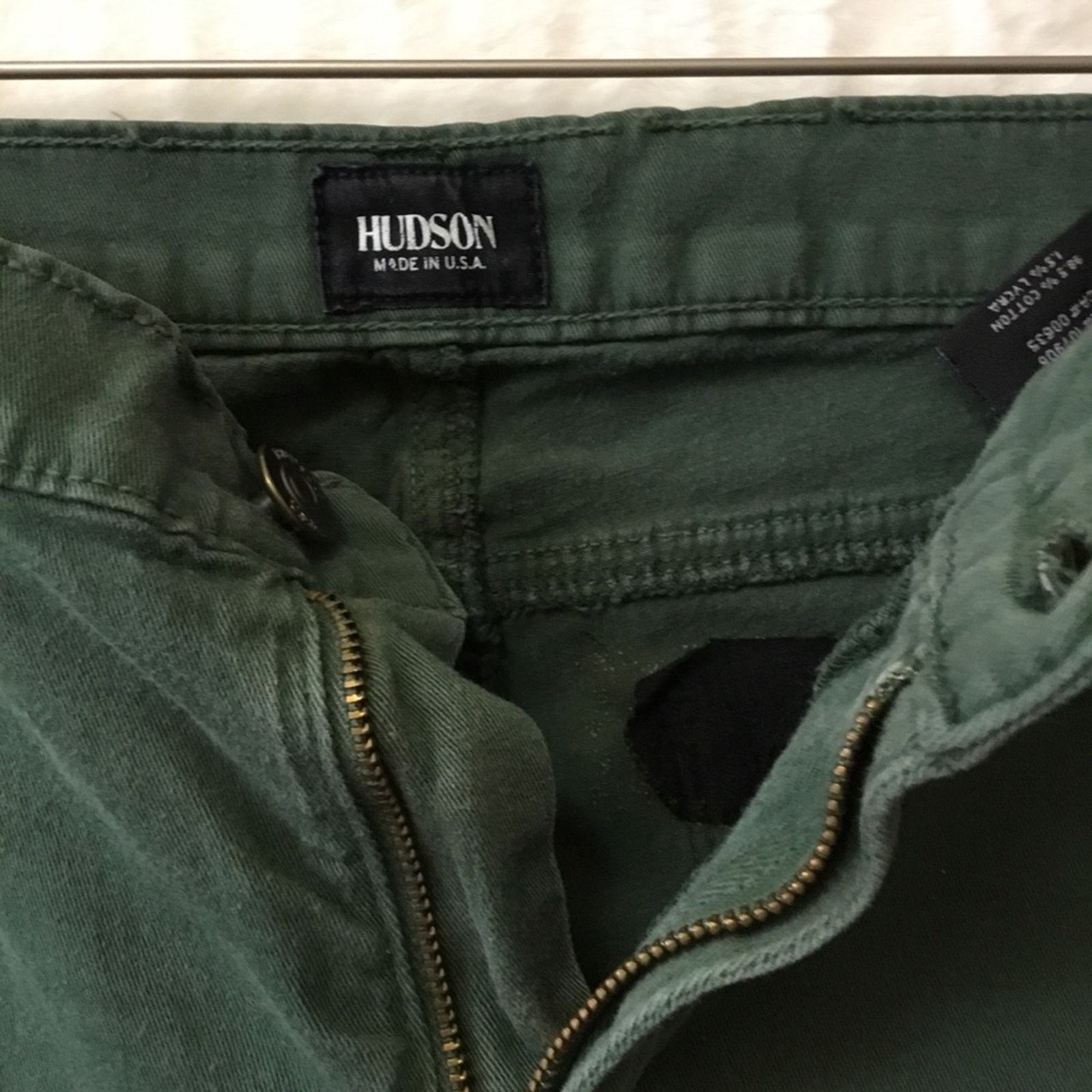 Hudson Hudson Green Super Skinny Jeans Size 28" / US 6 / IT 42 - 7 Thumbnail